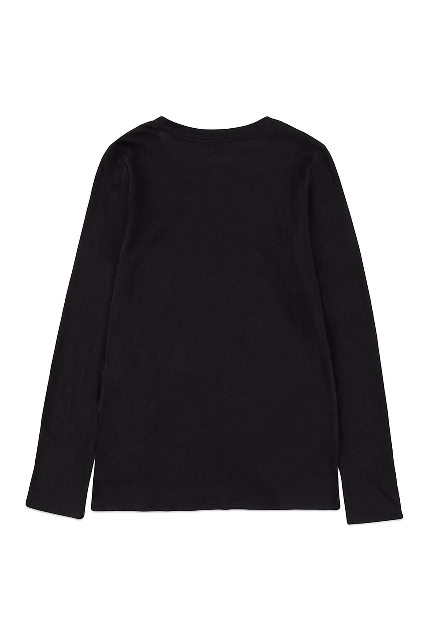 GIRLS LS POSTER LOGO TOP BLACK 2