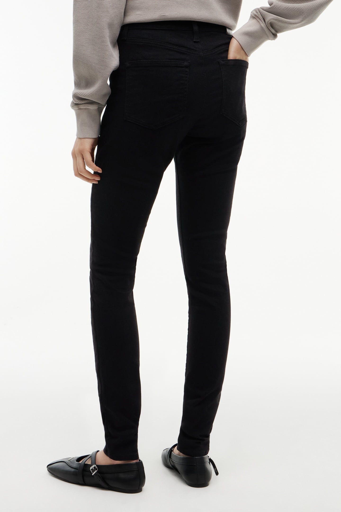 SYLVIA HIGH SKINNY DH428 DENIM BLACK 2