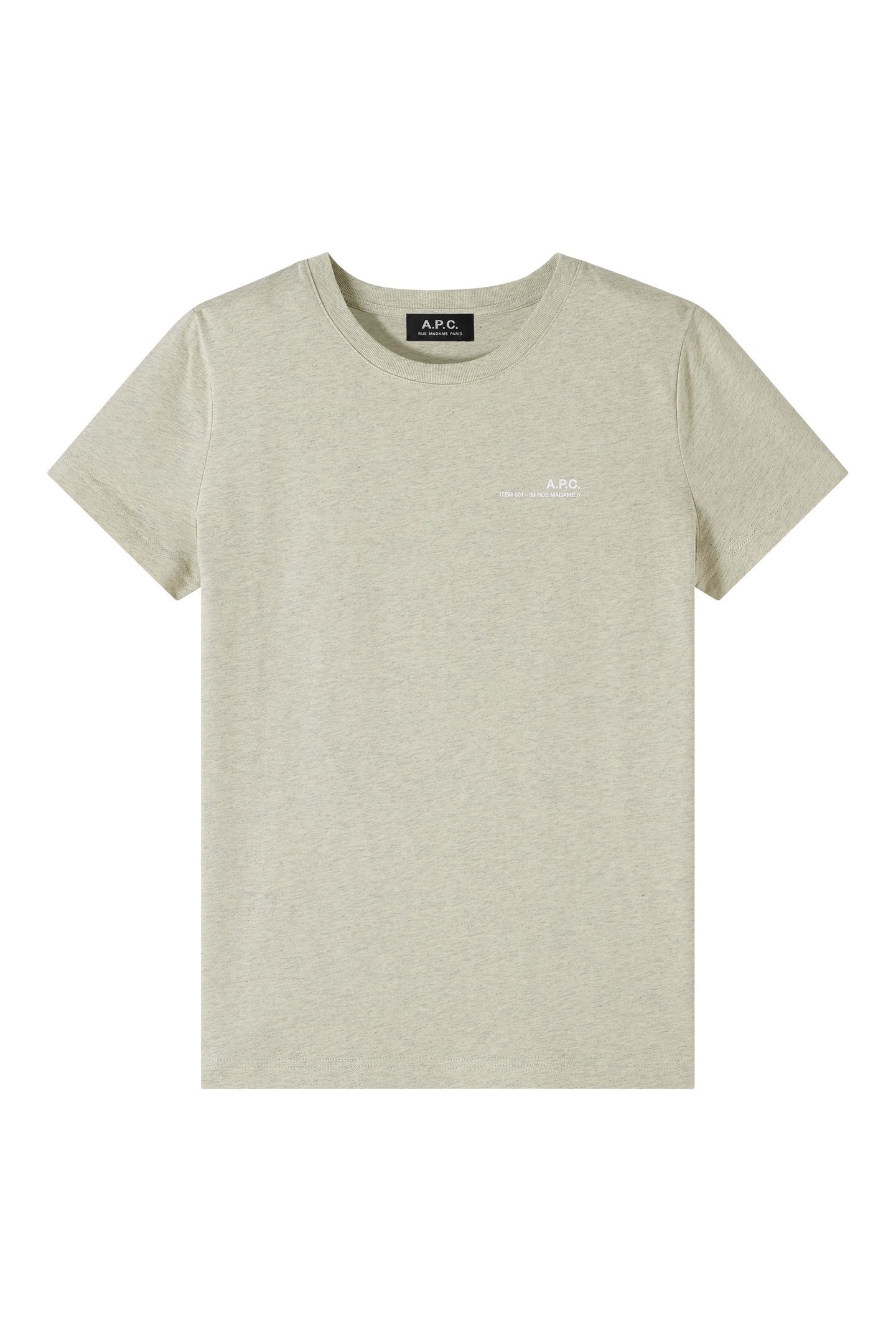 T-SHIRT F OVERDYE HEATHERED PALE GREEN 2