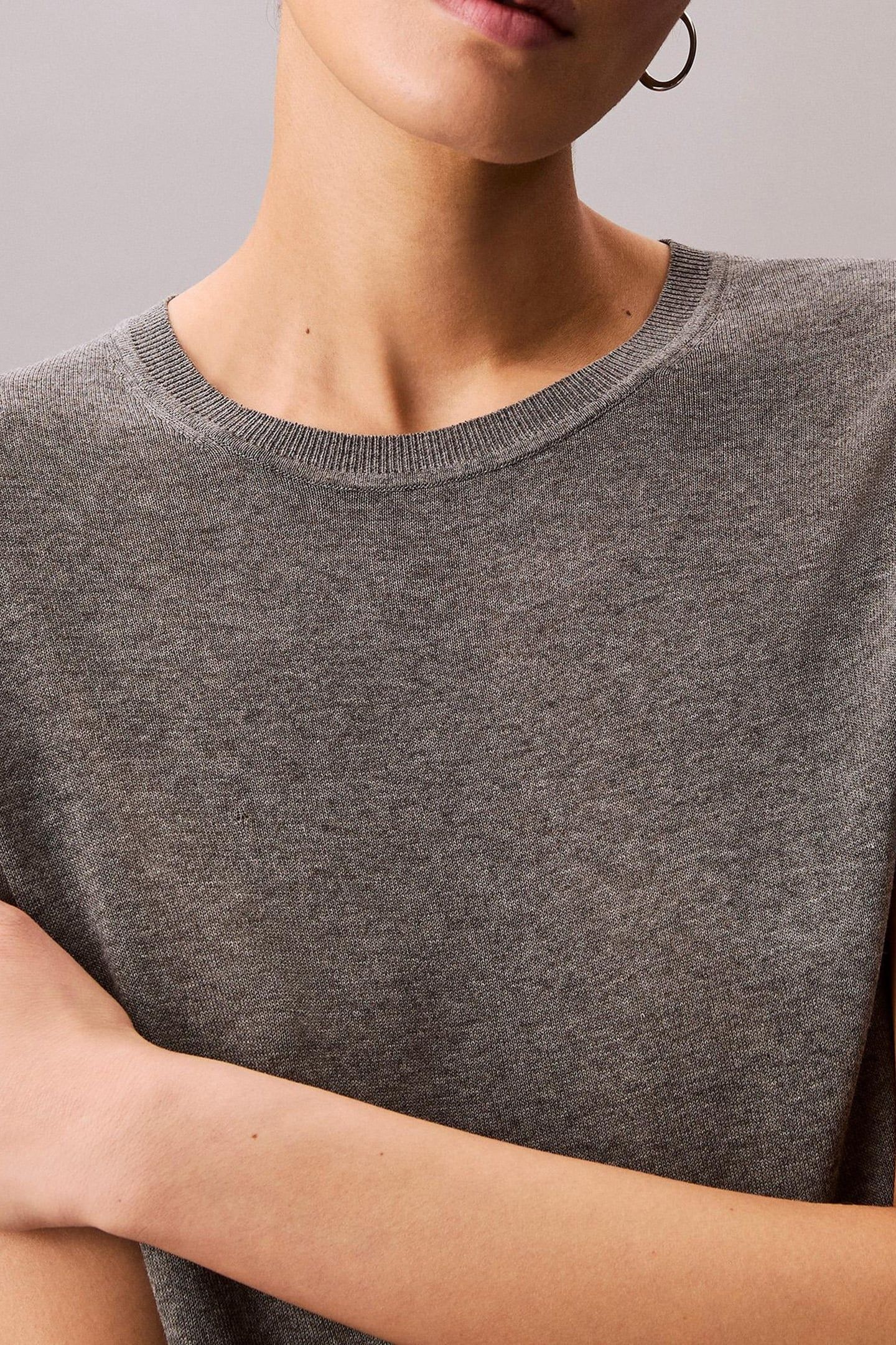 FINE GAUGE VISCOSE SWEATER BLUE TWILIGHT 5