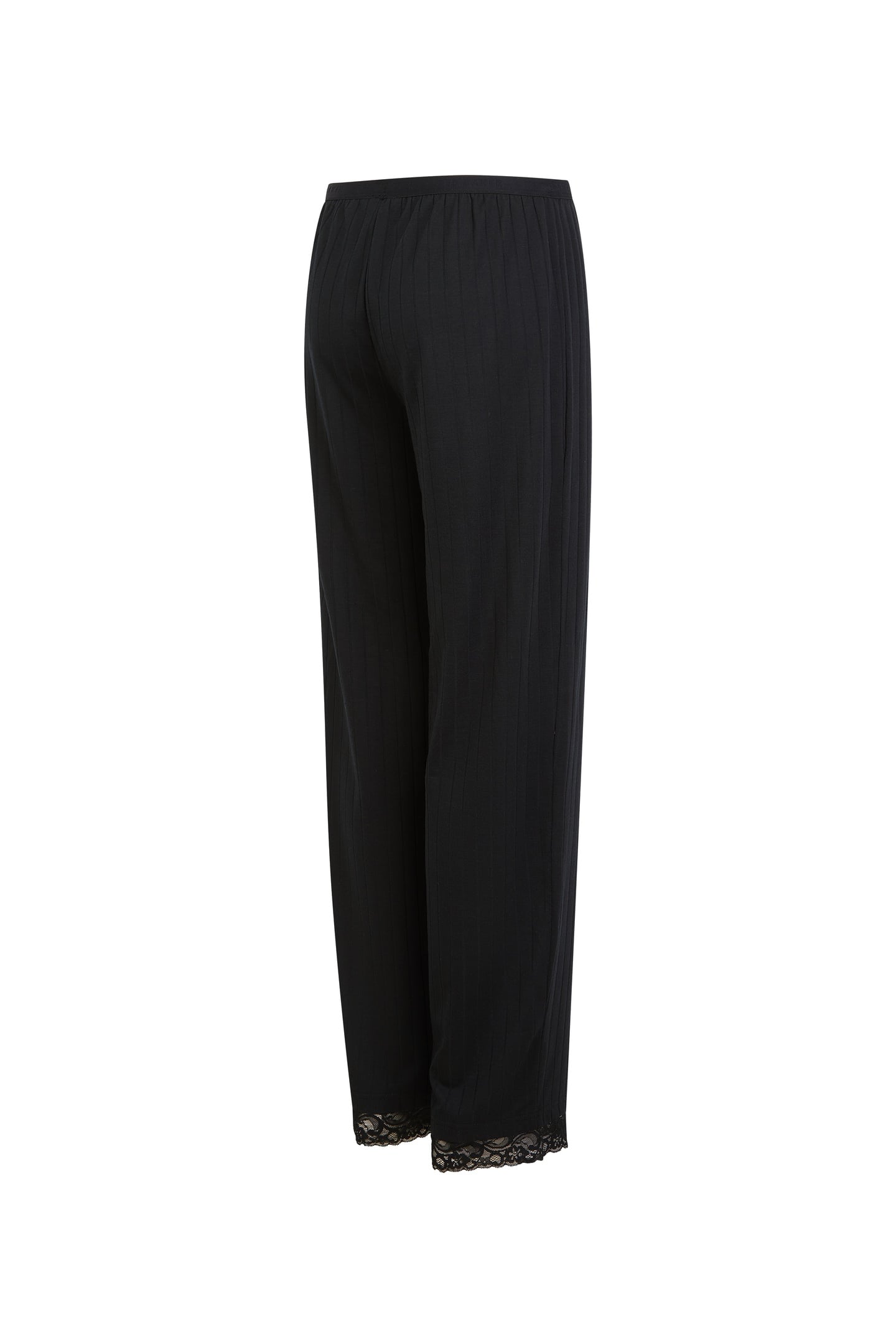 KELLY DROP NEEDLE JERSEY PYJAMA JET BLACK 5