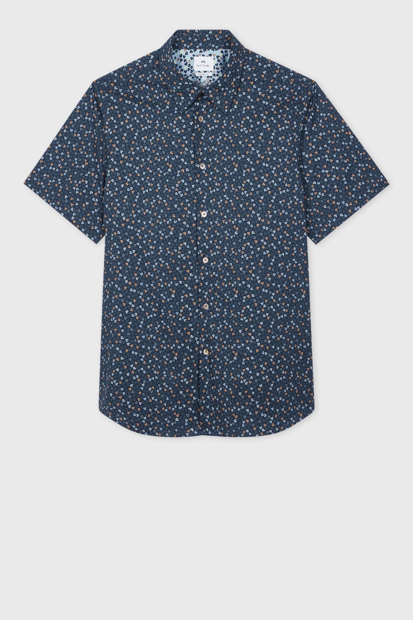 MENS SS TAILORED FIT SHIRT VERY DARK NAVY 1