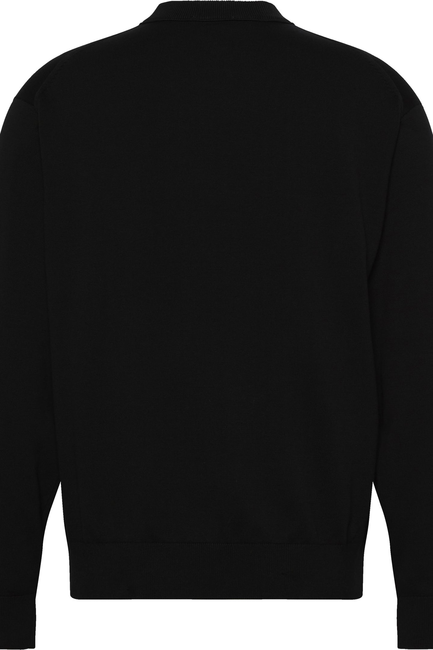LS COTTON RELAXED CREWNECK BLACK 5