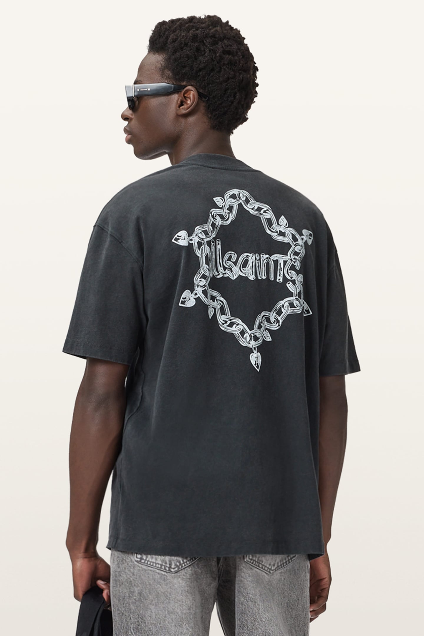 DRIP SS CREW WASHED BLACK 3