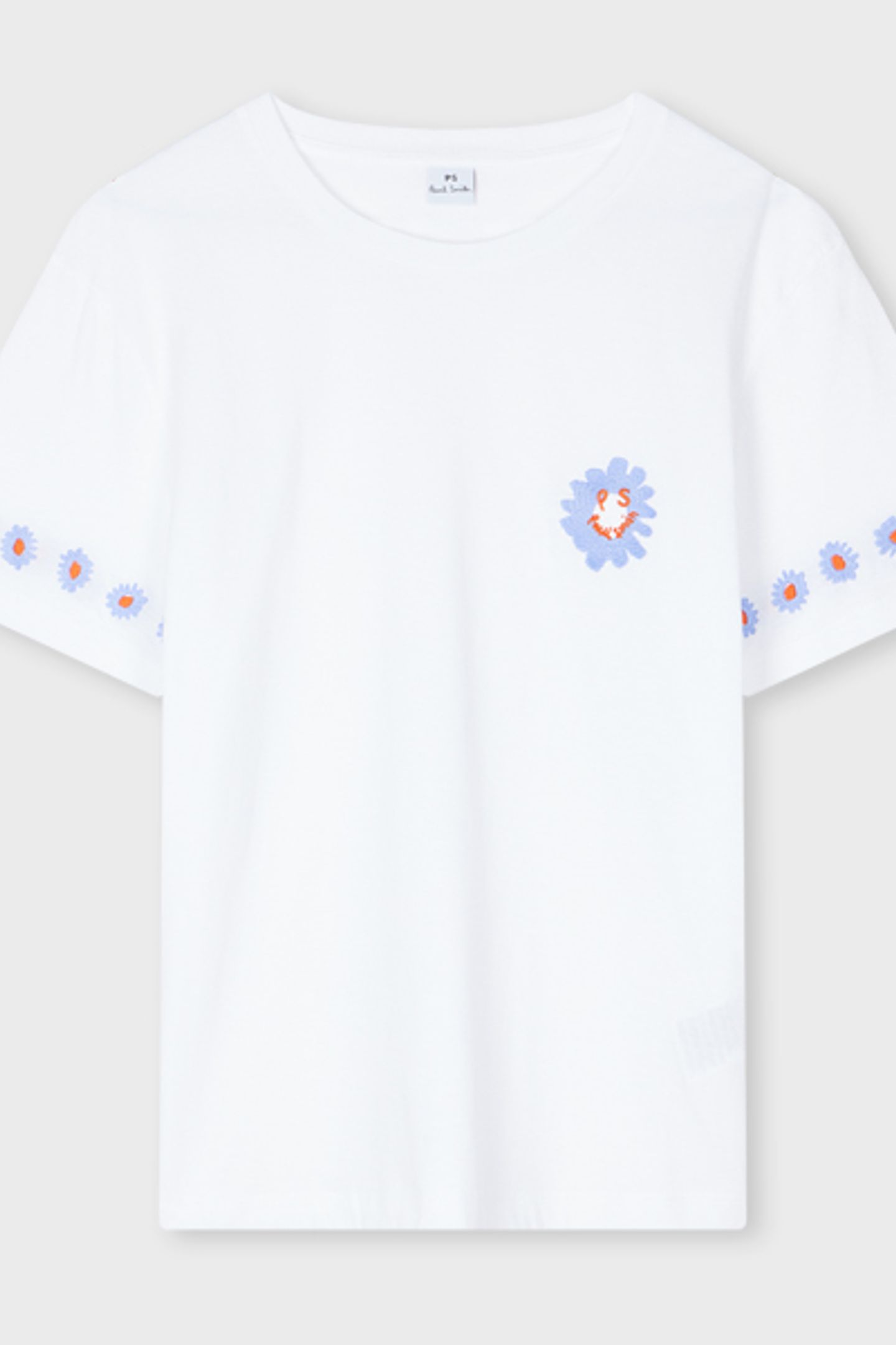WOMENS DAISY EMB T-SHIRT WHITE 4