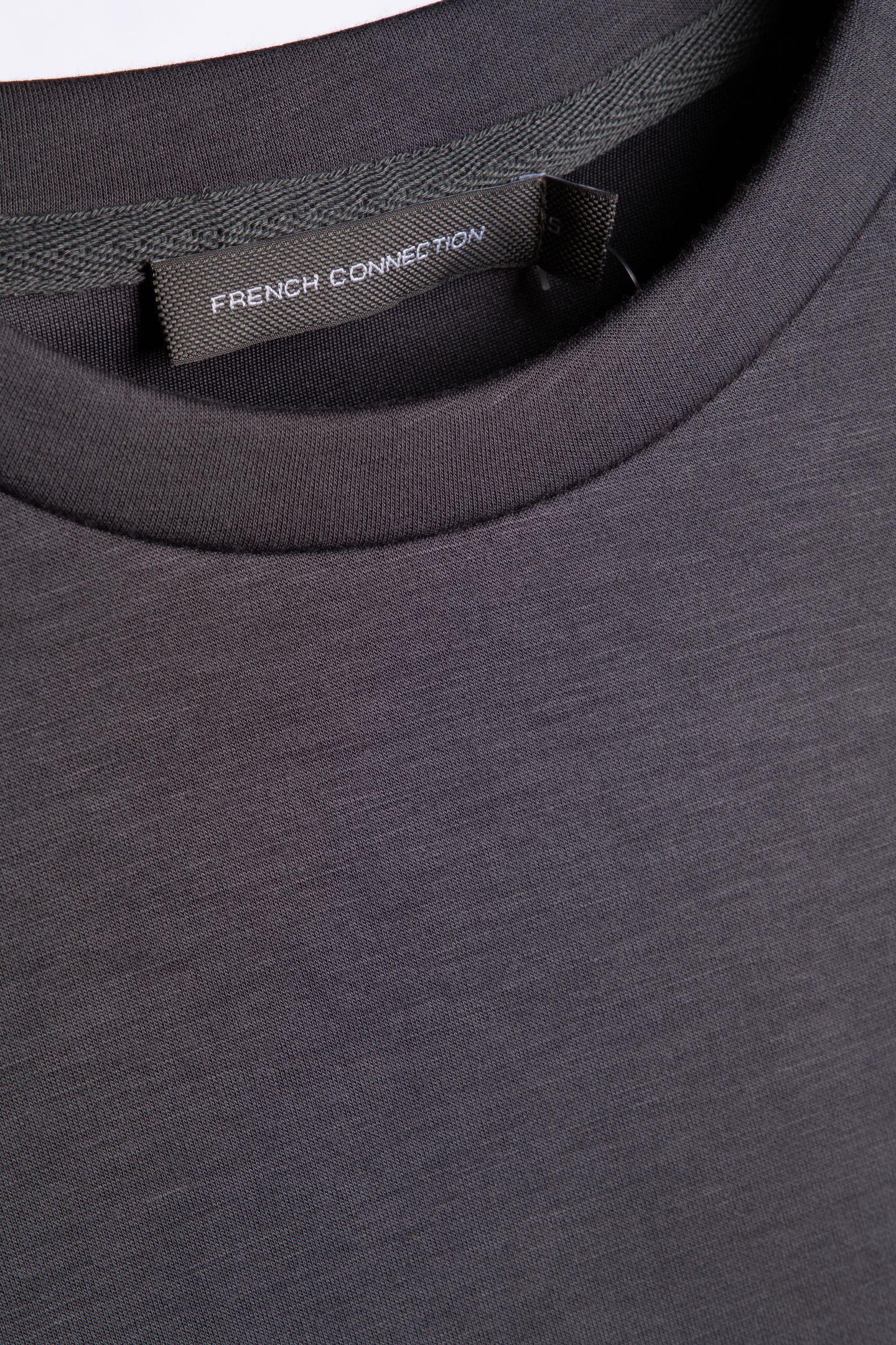 LUX PINCHED TEE CHARCOAL SIZE [XL] CHARCOAL 4