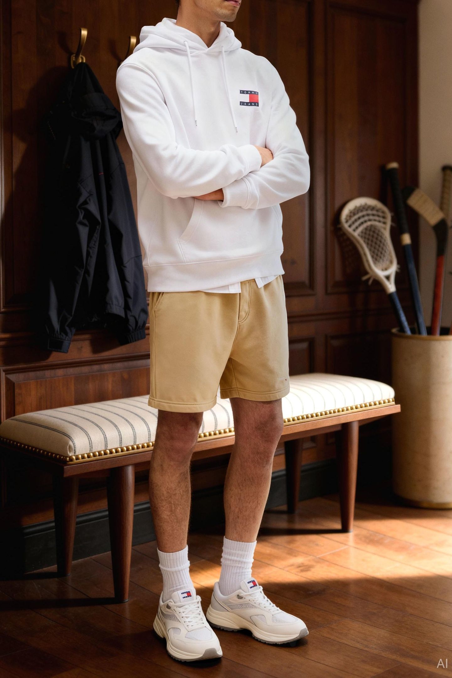 TJM REG ESSENTIAL SWEATSHIRT WHITE 6