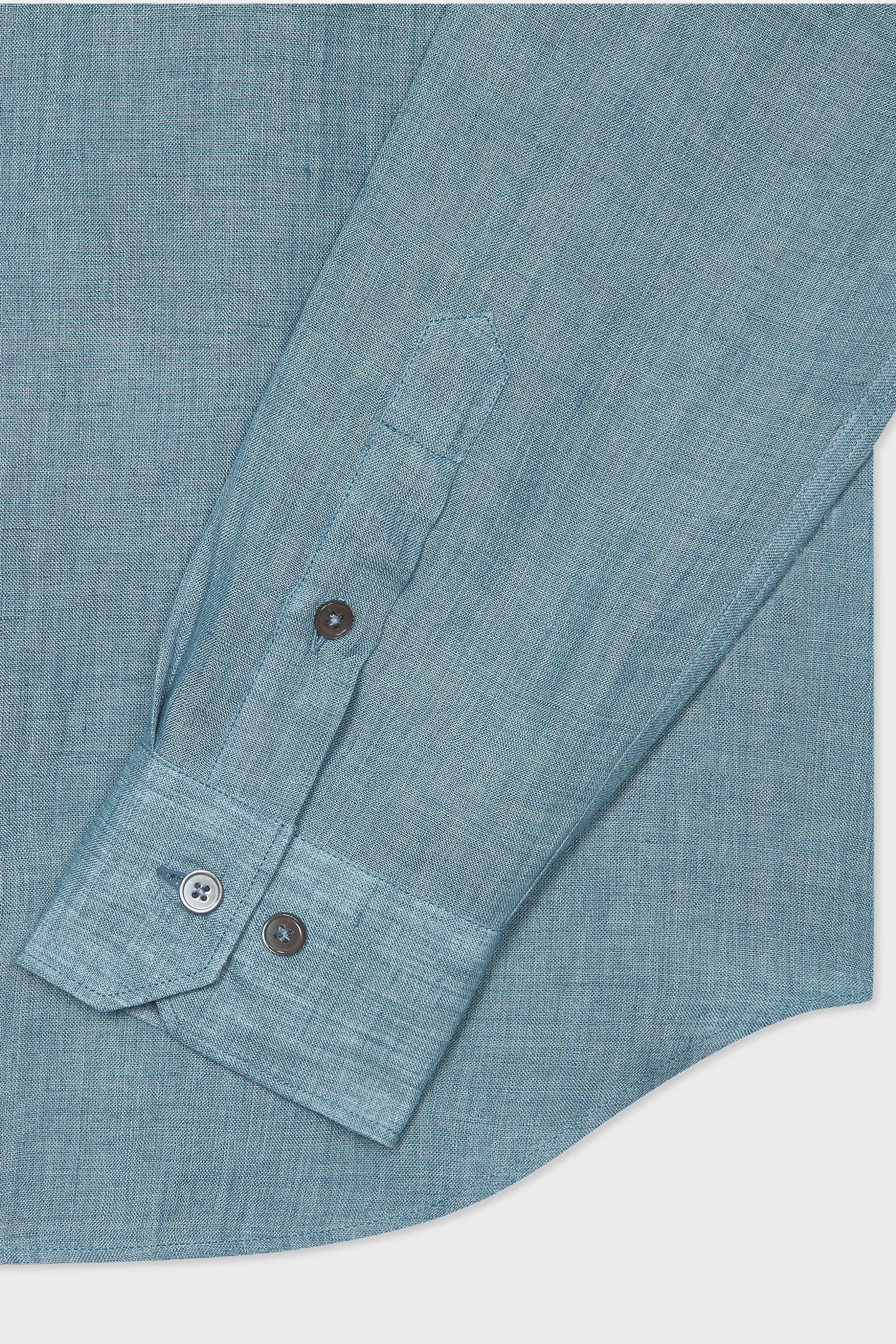 MENS S/C SLIM FIT SHIRT LIGHT BLUE 5