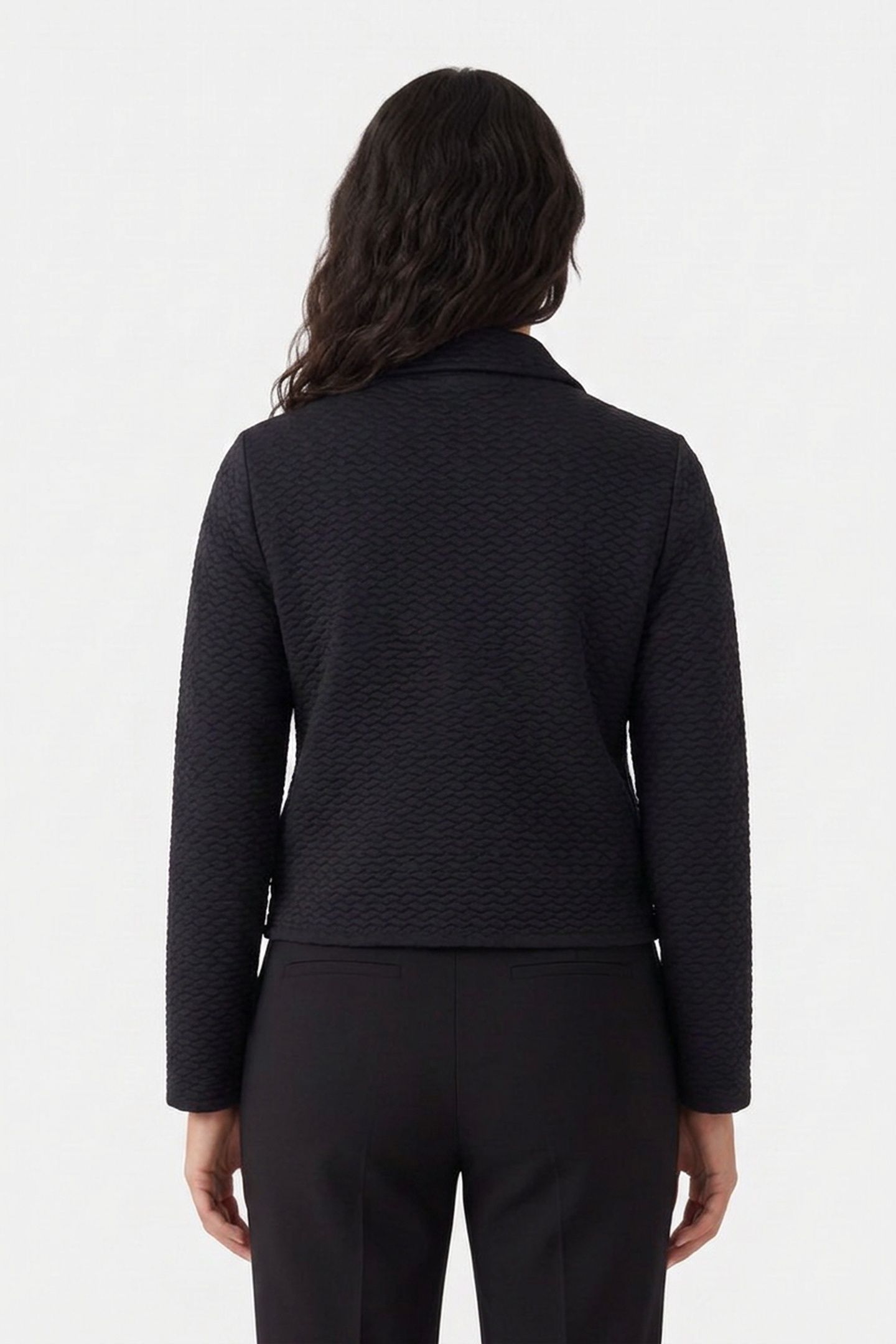 KNITTED JACKET BLACK 2
