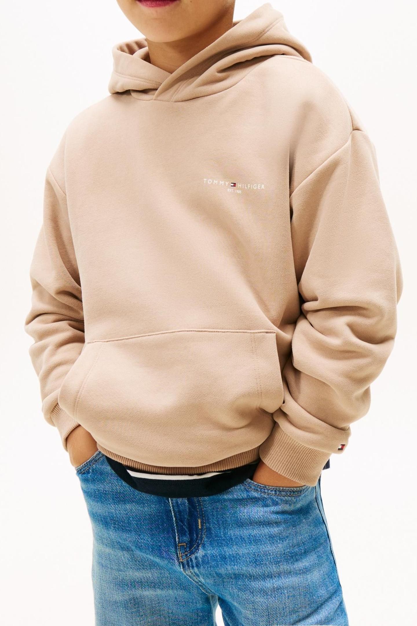 UNISEX MINI CORP HOODIE MALTED MILK 1