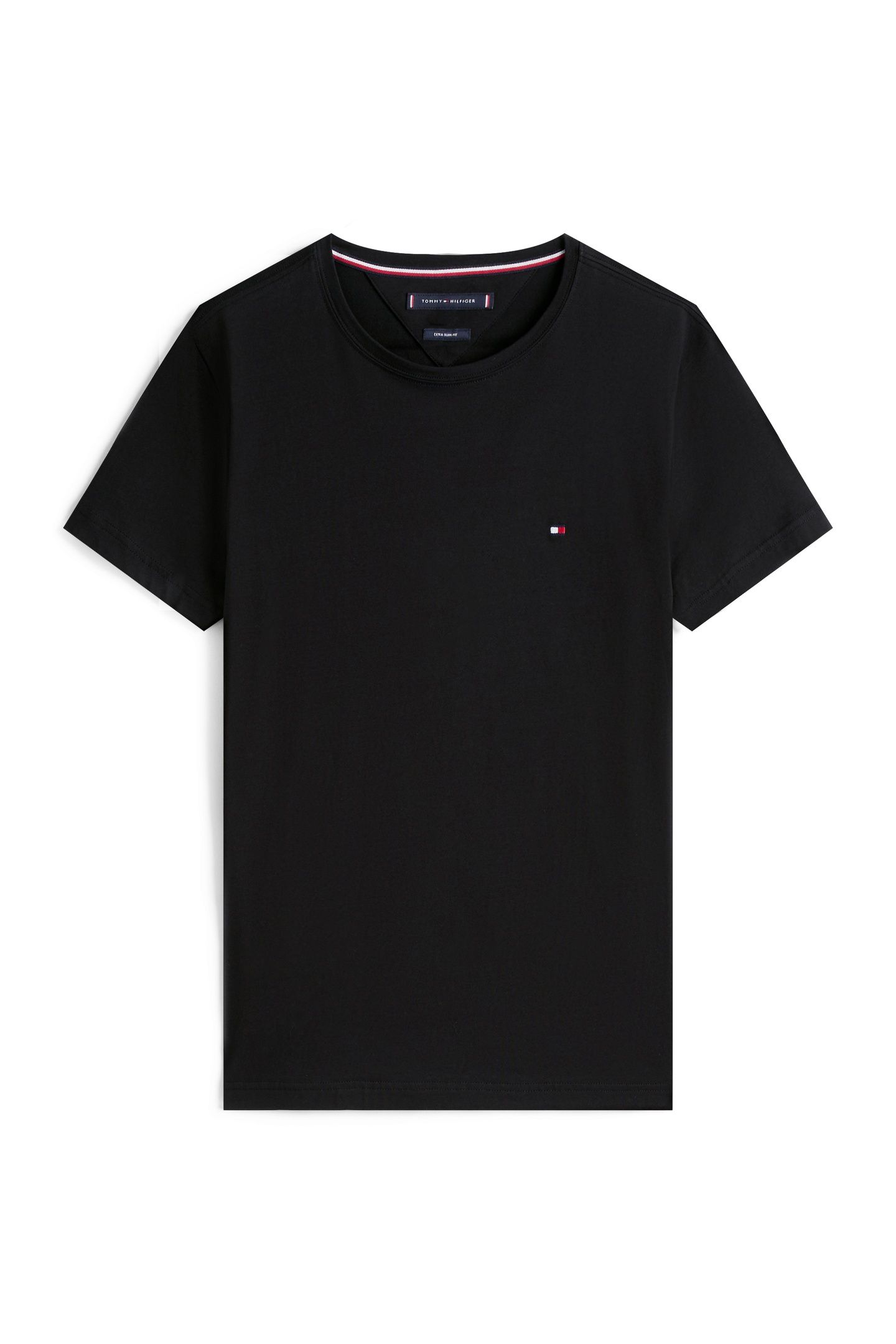 CORE STRETCH SLIM C-NECK BLACK 4
