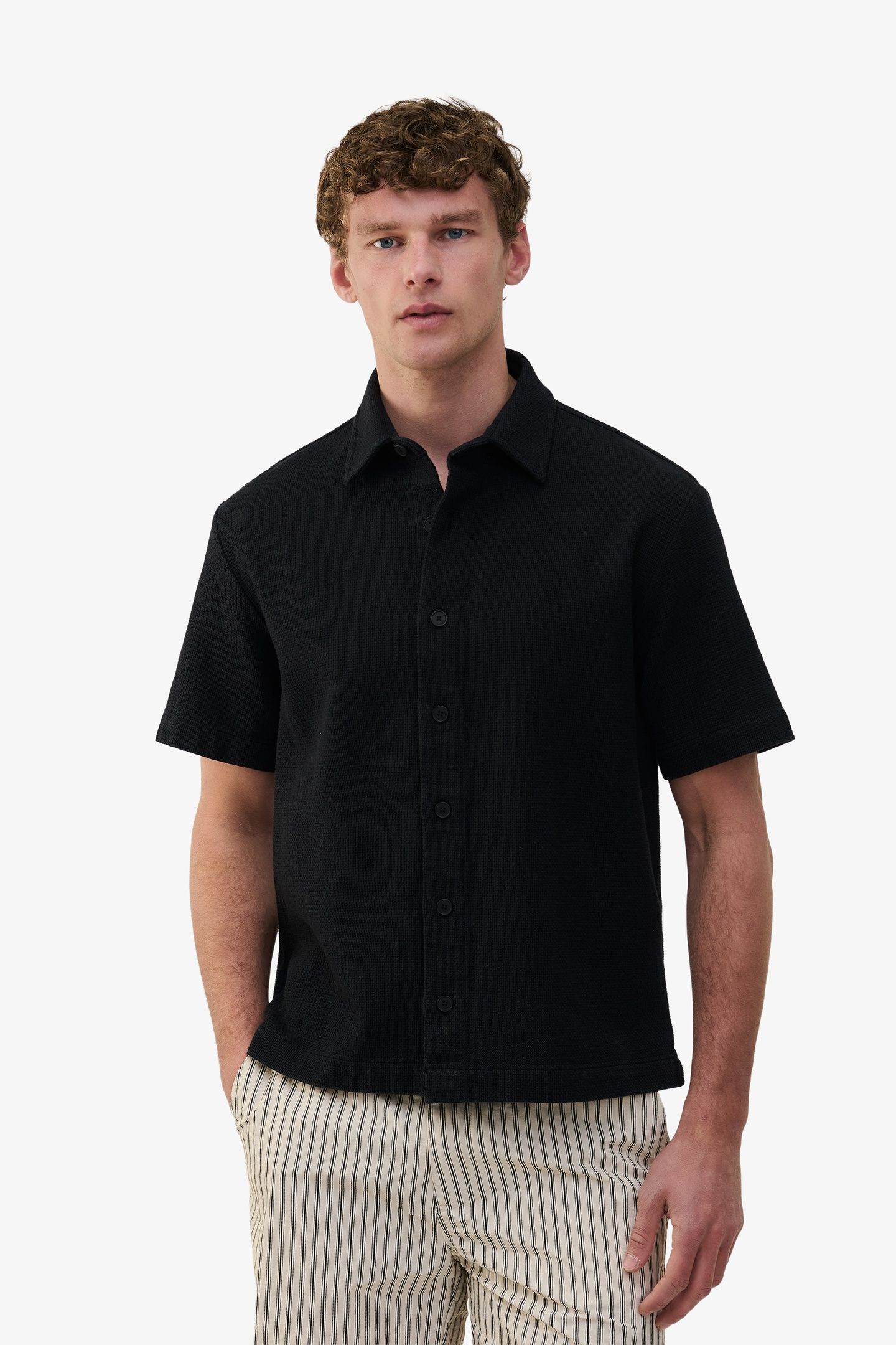 DURBAN OPENWORK COTTON NAVY 1