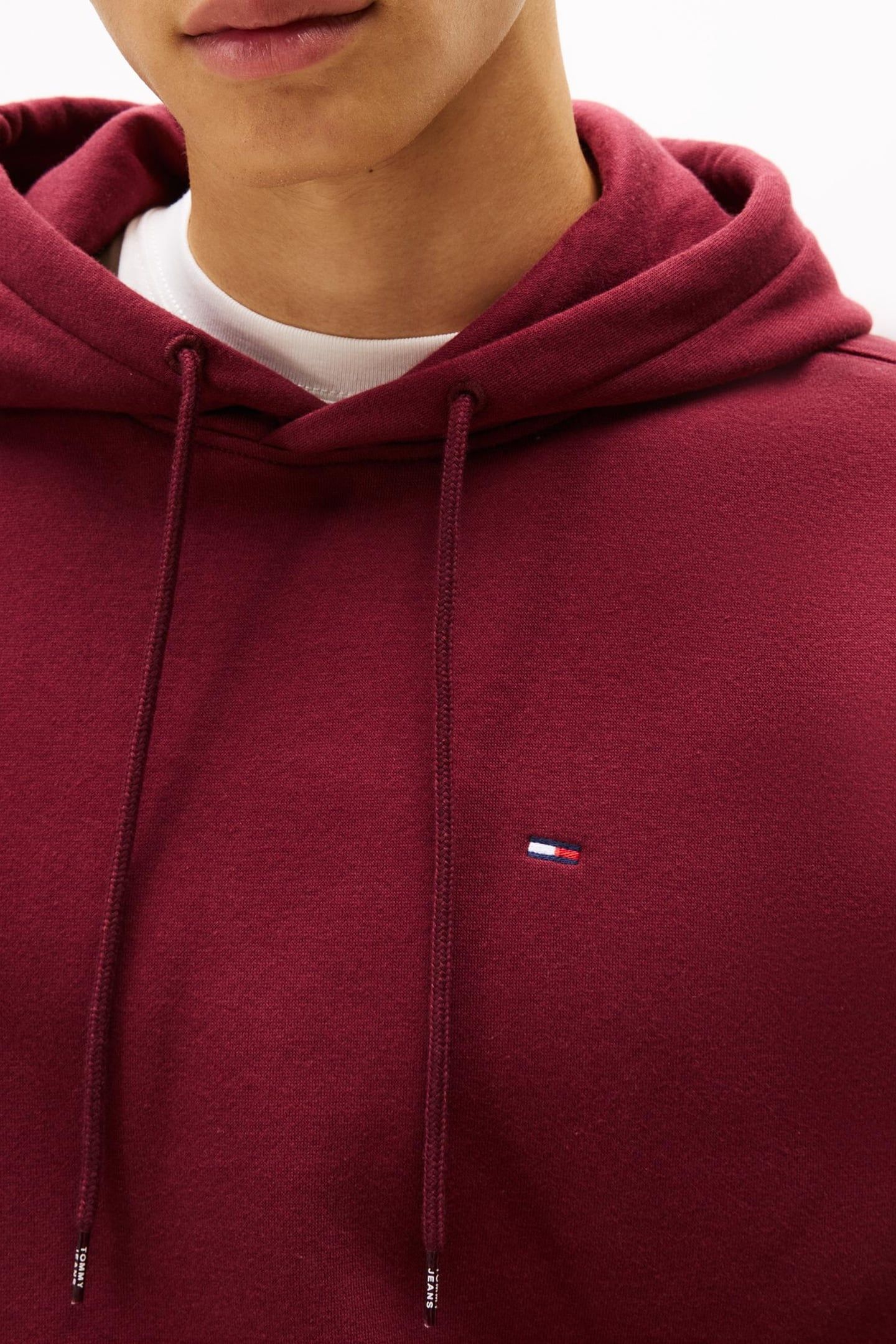 TJM REG FLAG HOODIE RED WINE 5