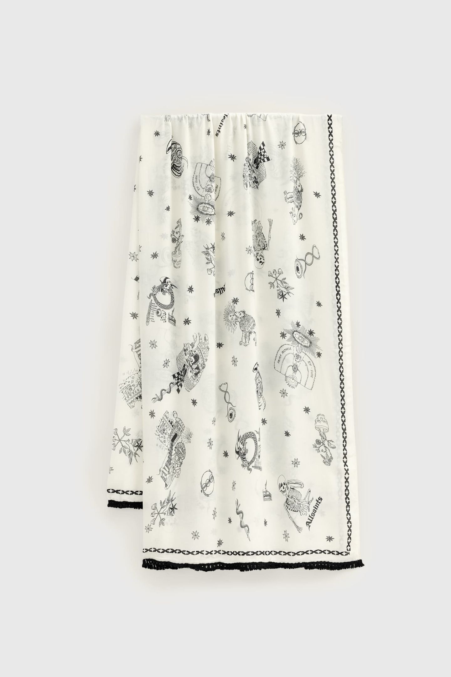TERRA OBLONG SCARF GYPSUM WHITE 2