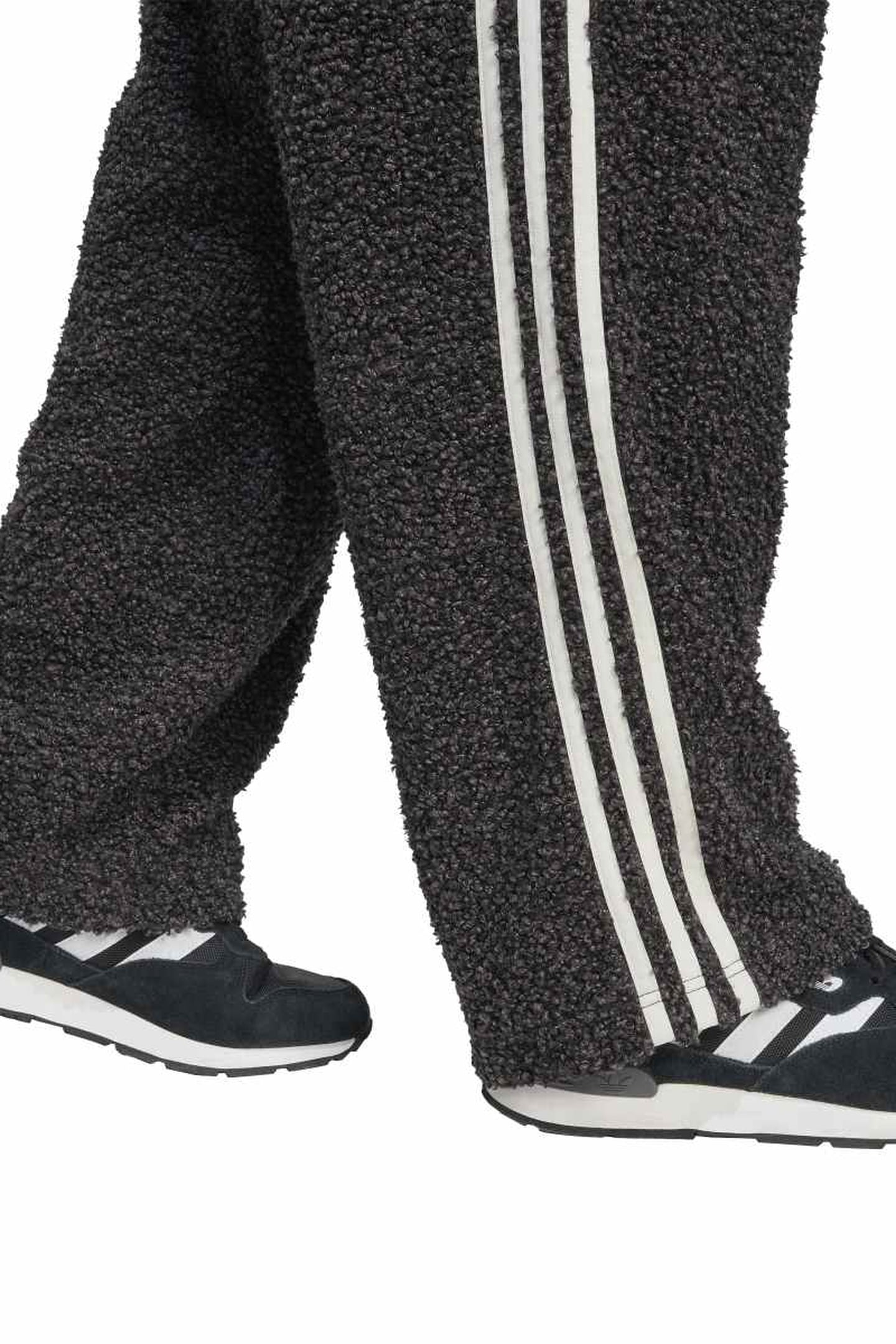 UNISEX BOUCLE FB TRACK PANTS BLACK 6