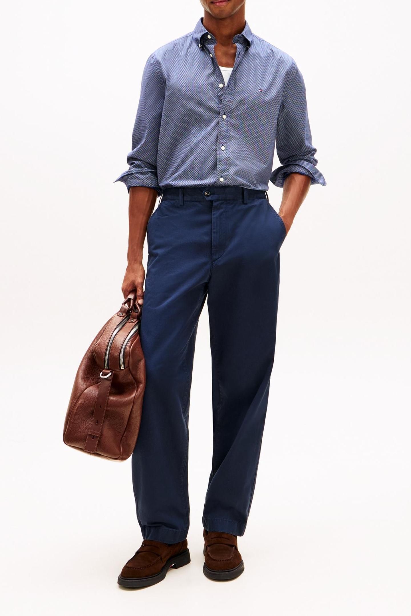 FLEX POPLIN MICRO RF PREPPY NAVY/ALLOVER 1