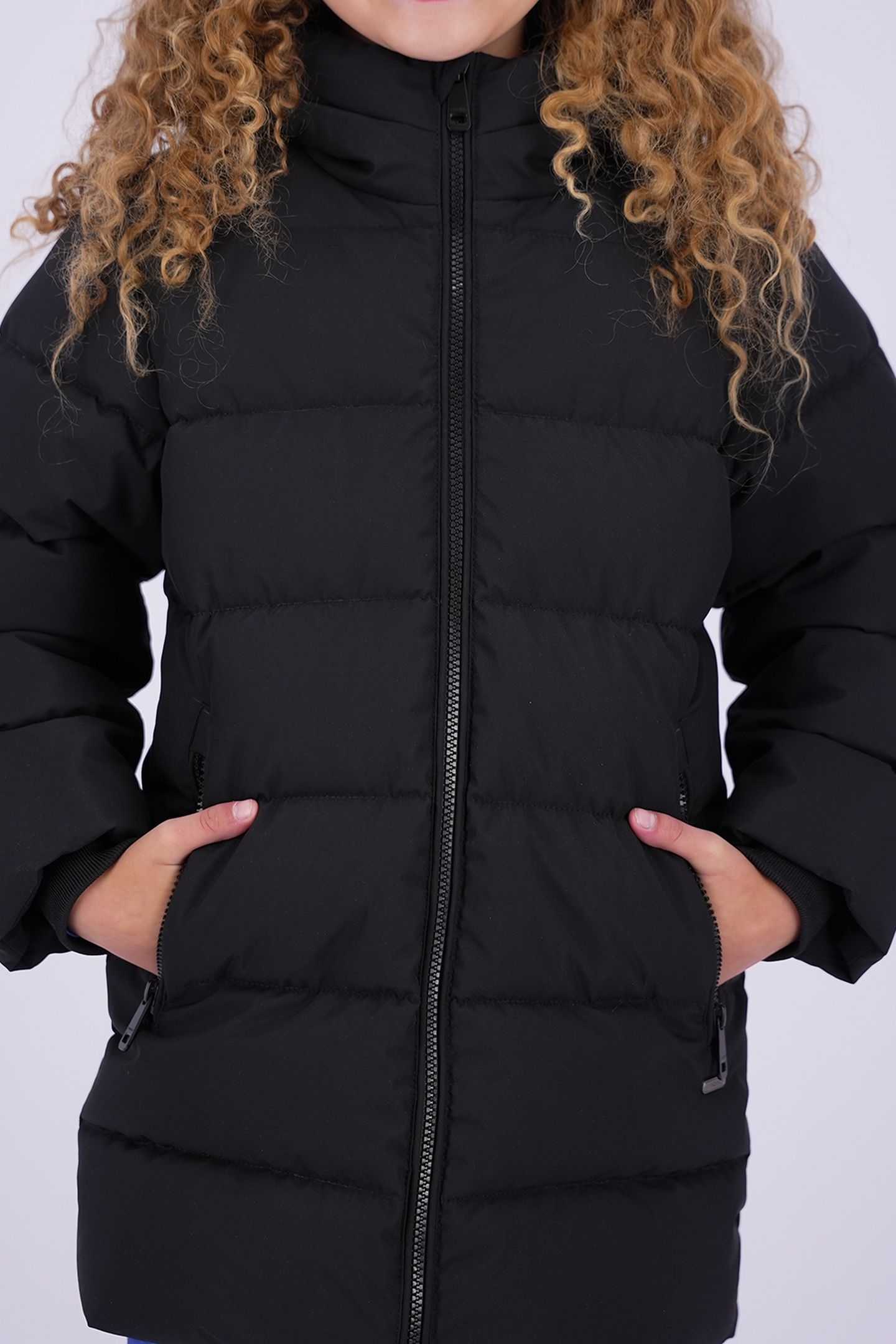 GIRLS TUNIA JACKET OUTDOOR DEEP BLACK 4