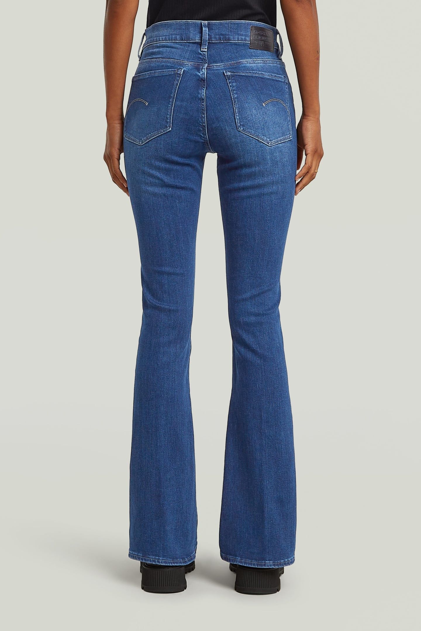 3301 FLARE MEDIUM BLUE 2