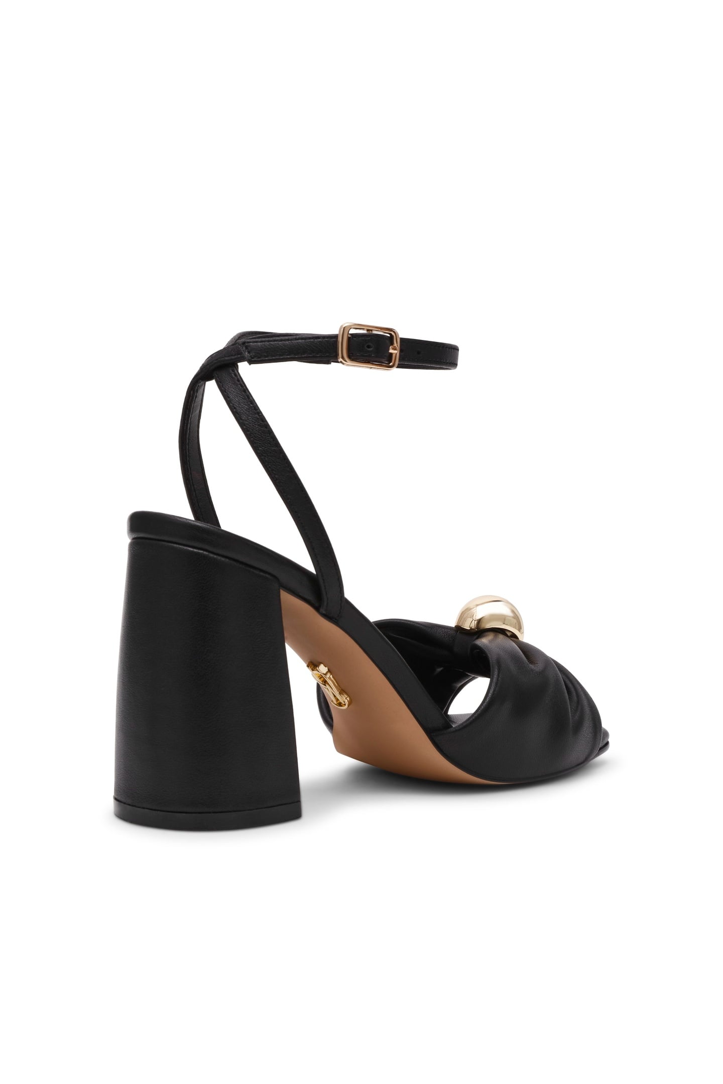 MELADI SANDALS BLACK LEATHER 3