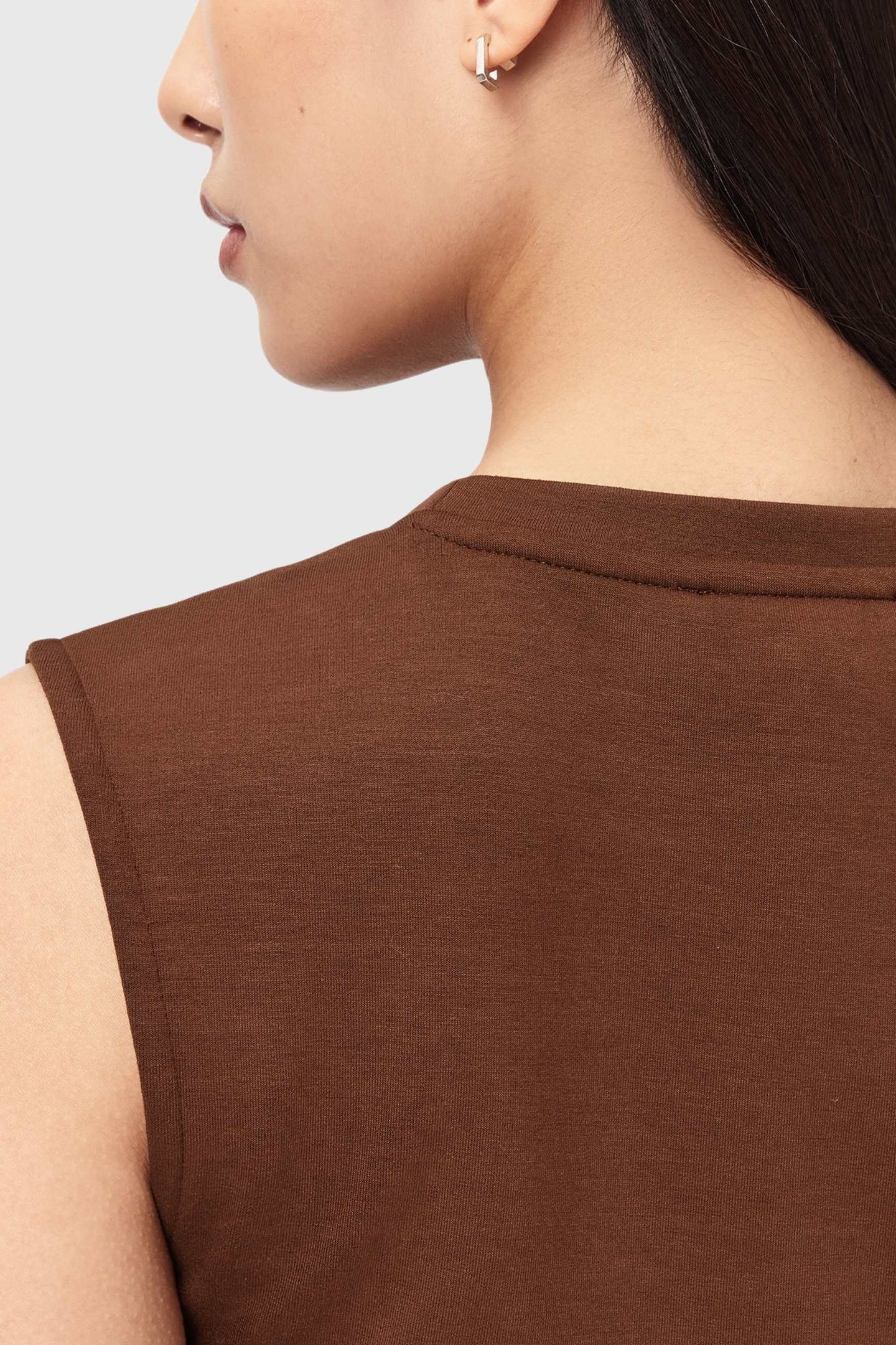 NELLA TANK HOT CHOC BROWN 5