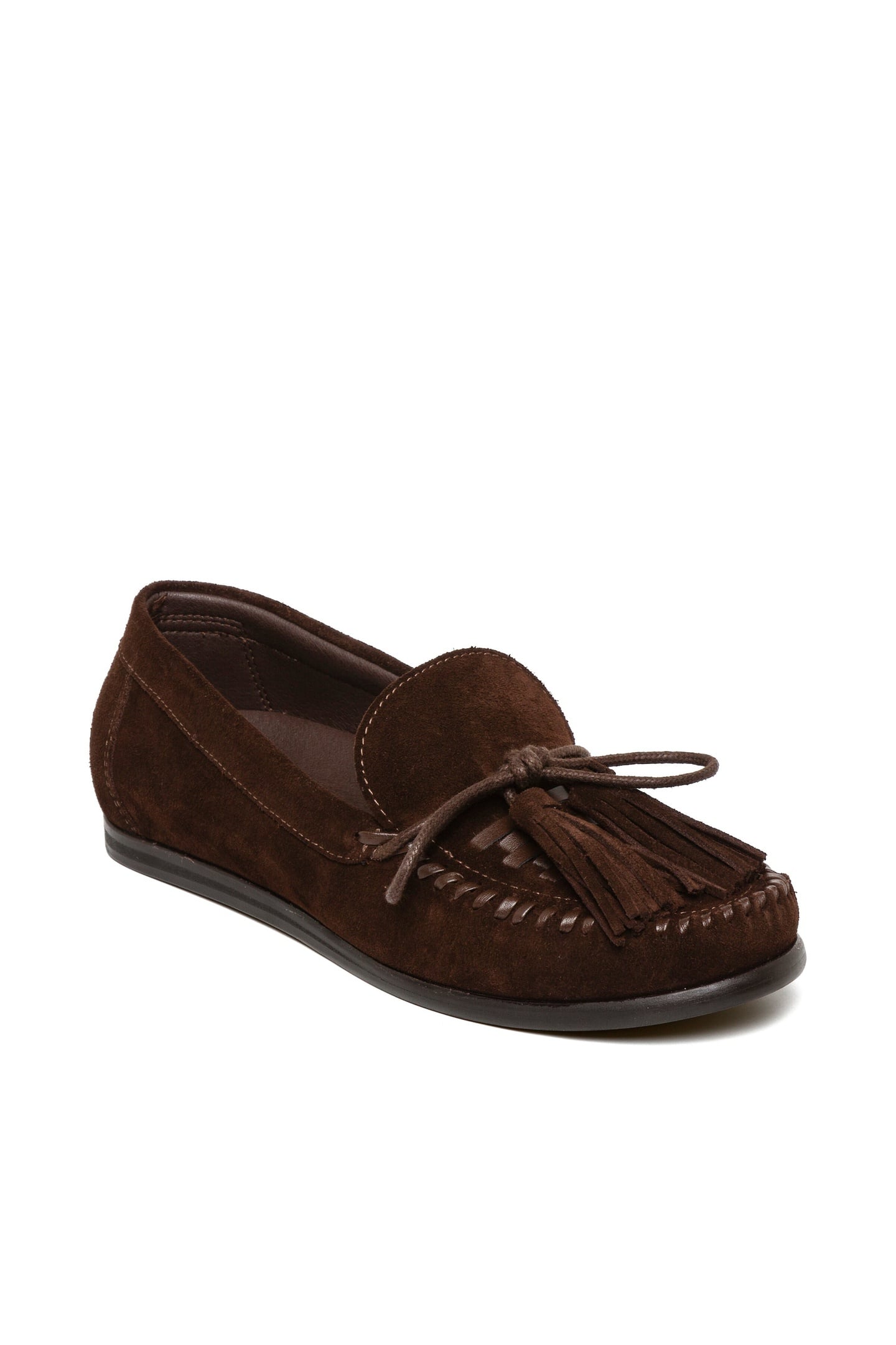YAIRA FLAT SHOES BROWN SUEDE 2