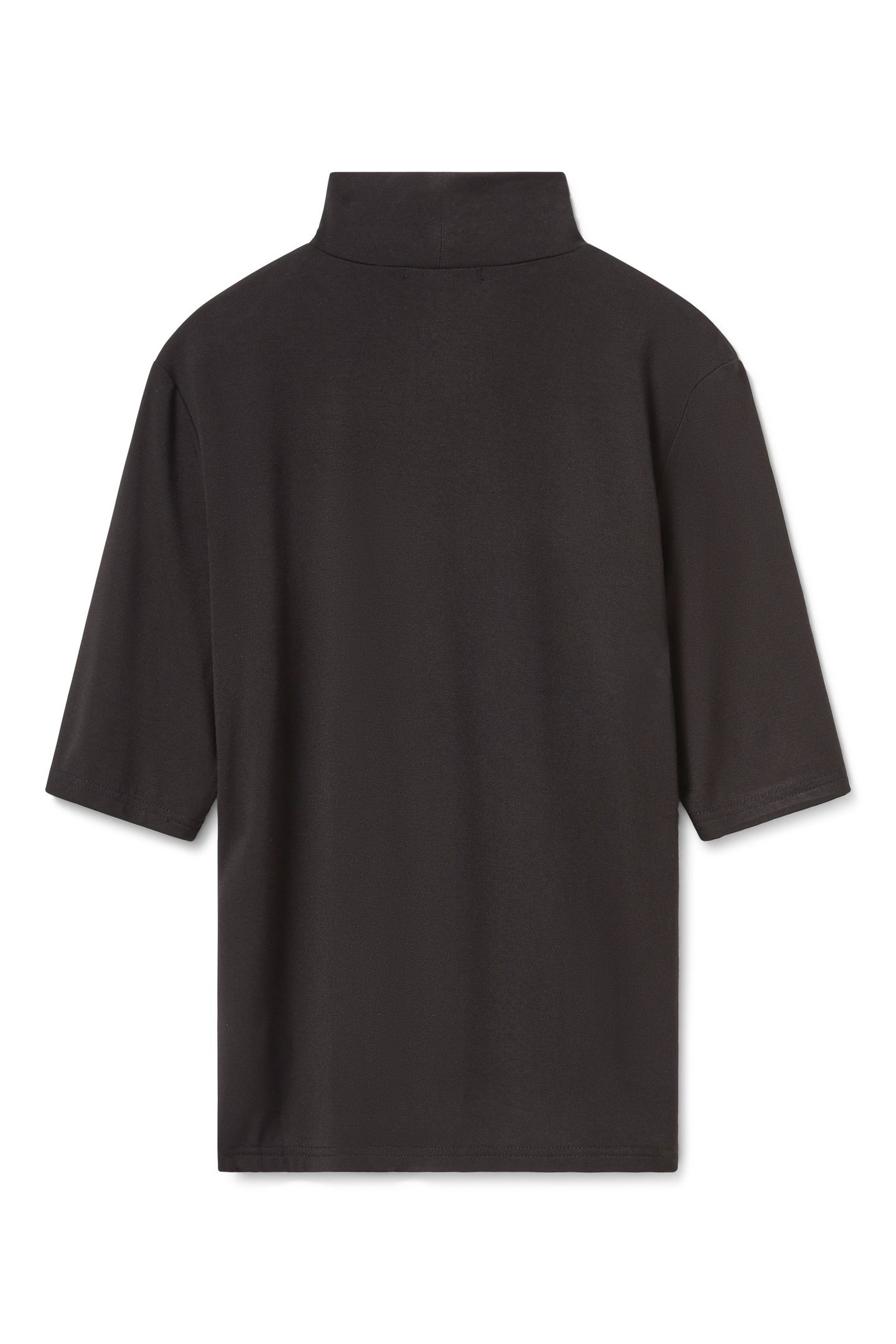 ELBOW SLV MOCK NECK TEE BLACK NIGHT 5