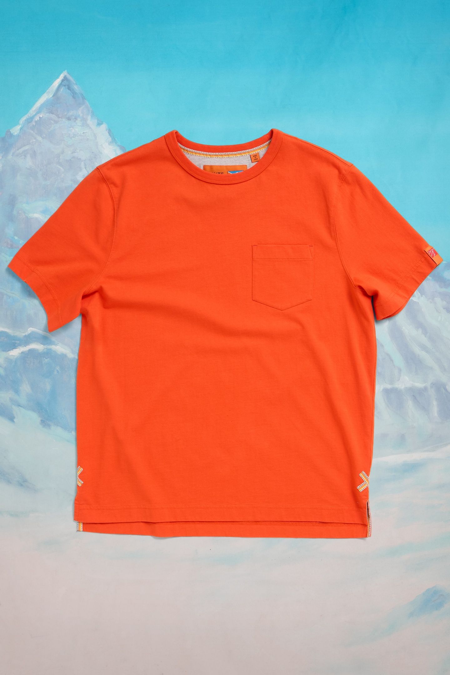 POCKET TEE RED PRINT 6