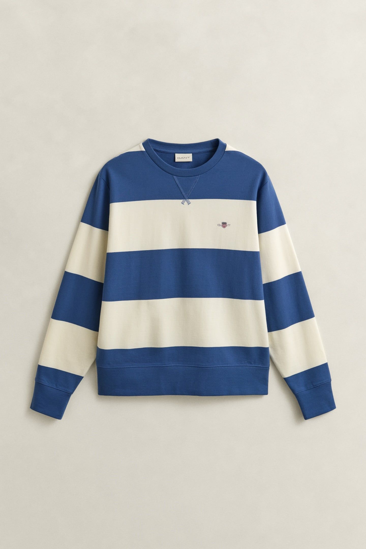 STRIPED C-NECK VINTAGE BLUE 4