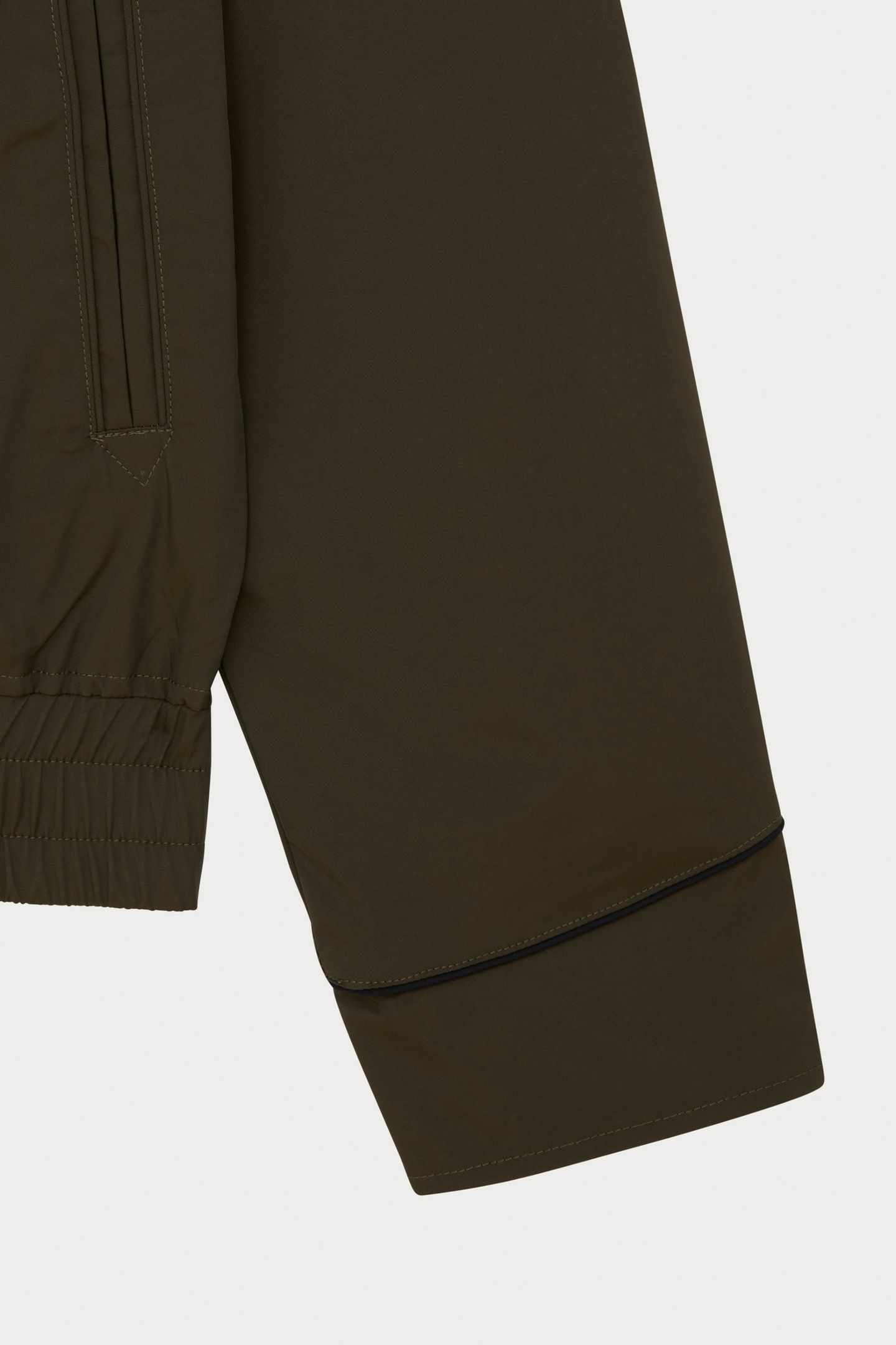 MENS BOMBER JACKET VERY DARK GREEN 3