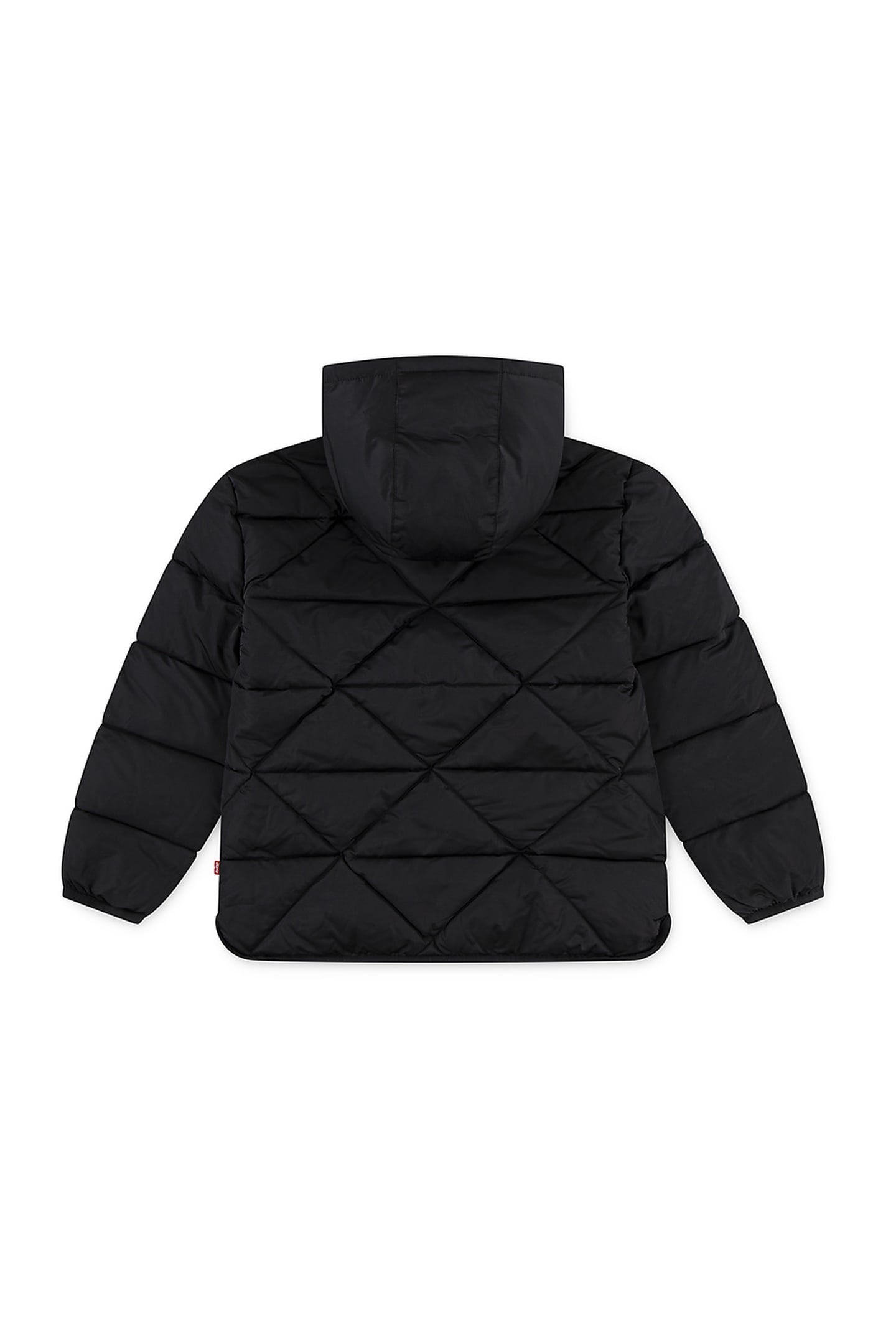 GIRLS A LINE PUFFER BLACK 2