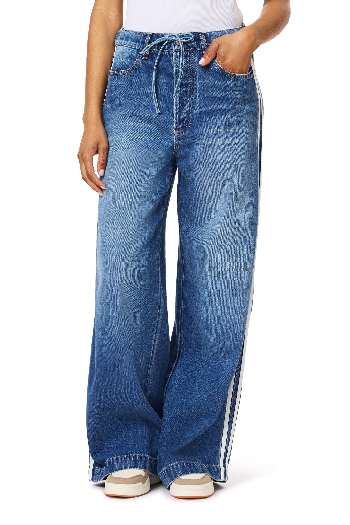 THE BAGGY DRAWSTRING WIDE LEG TWO BRIDGES 1