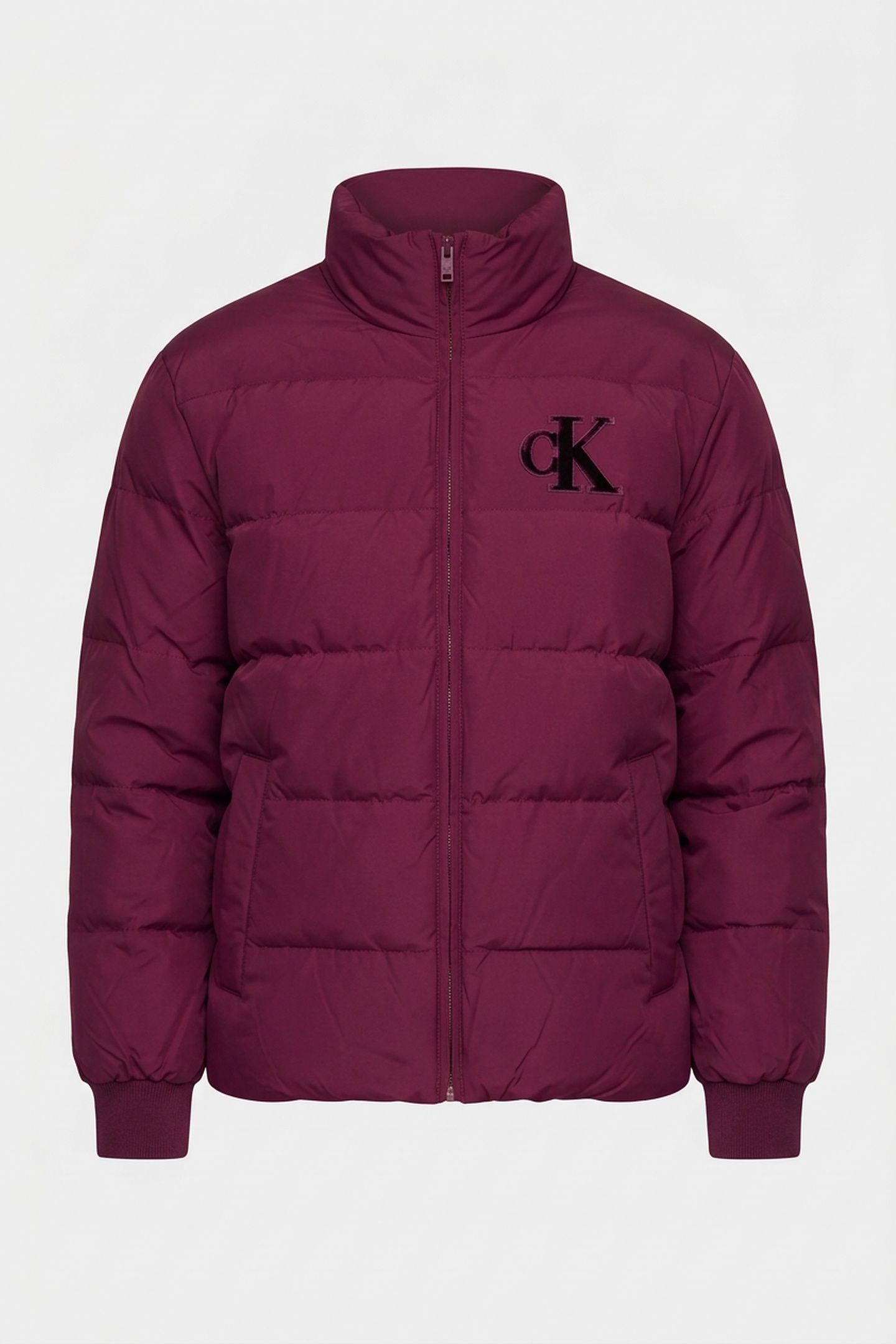 LS CHENILLE STAND COLLAR JACKET BERRY GLAZE 3