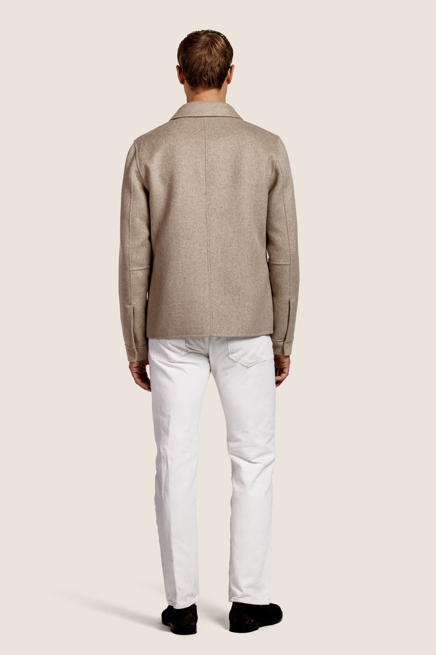 ROBERT WOOL JACKET D. BEIGE MELANGE 3