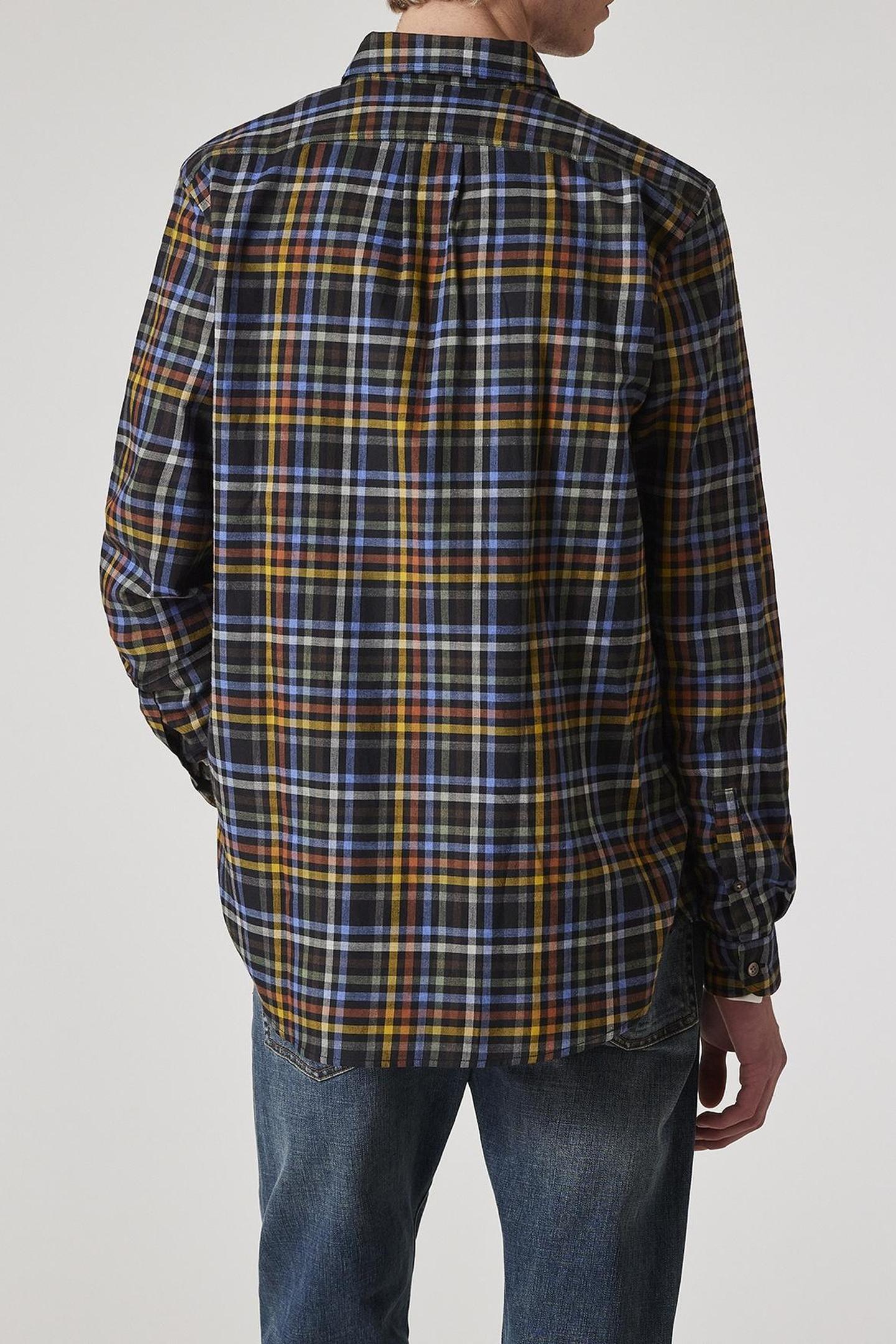 MENS LS REGULAR FIT BD SHIRT MULTI COLOURED 3