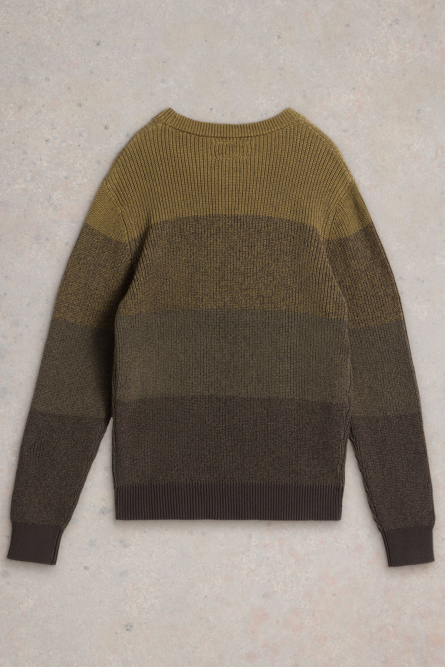 TWISTED COLOURBLOCK CREW KHAKI GREEN 2