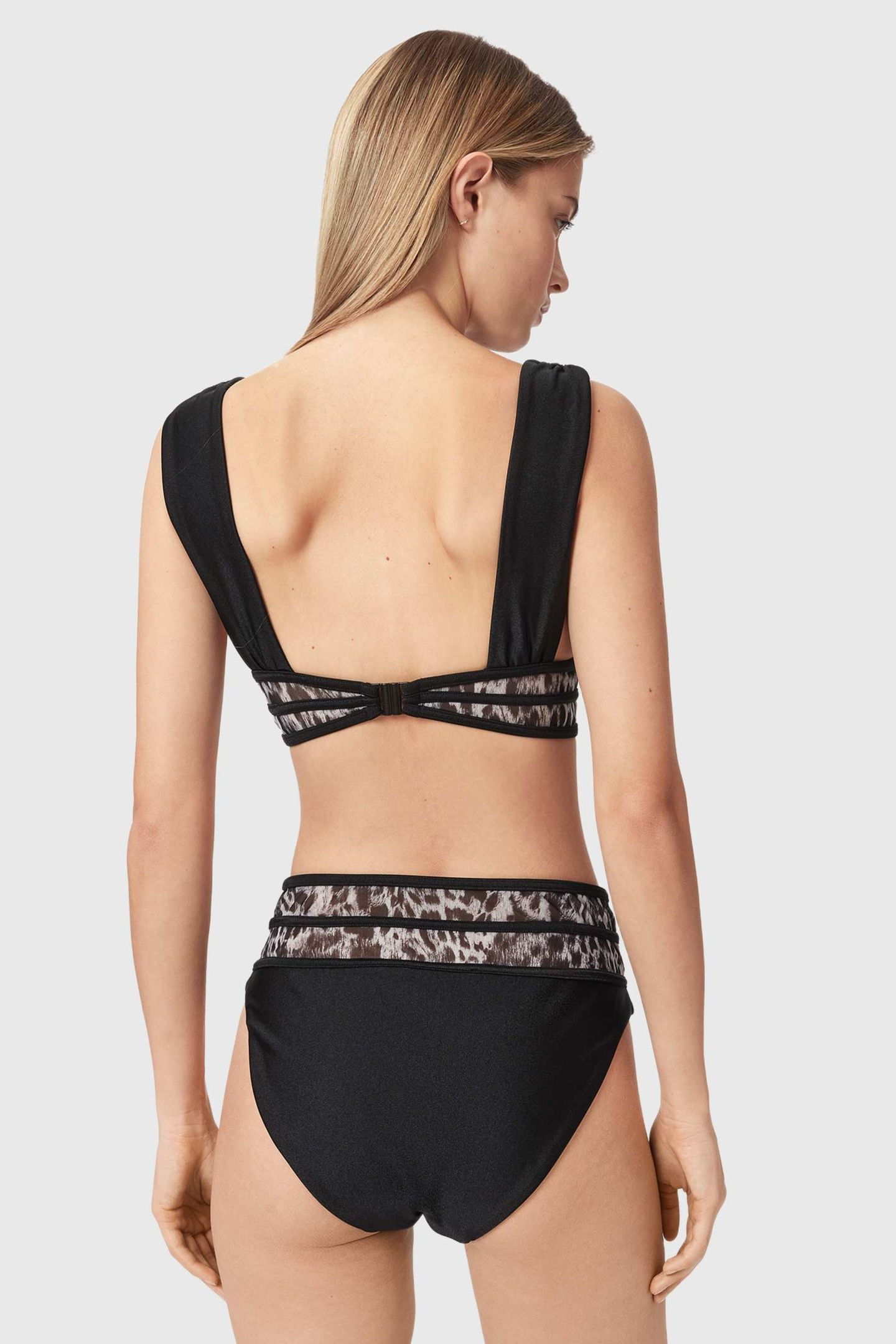 XALIA BIKINI BOTTOM BLACK/GREY LEOPARD 3