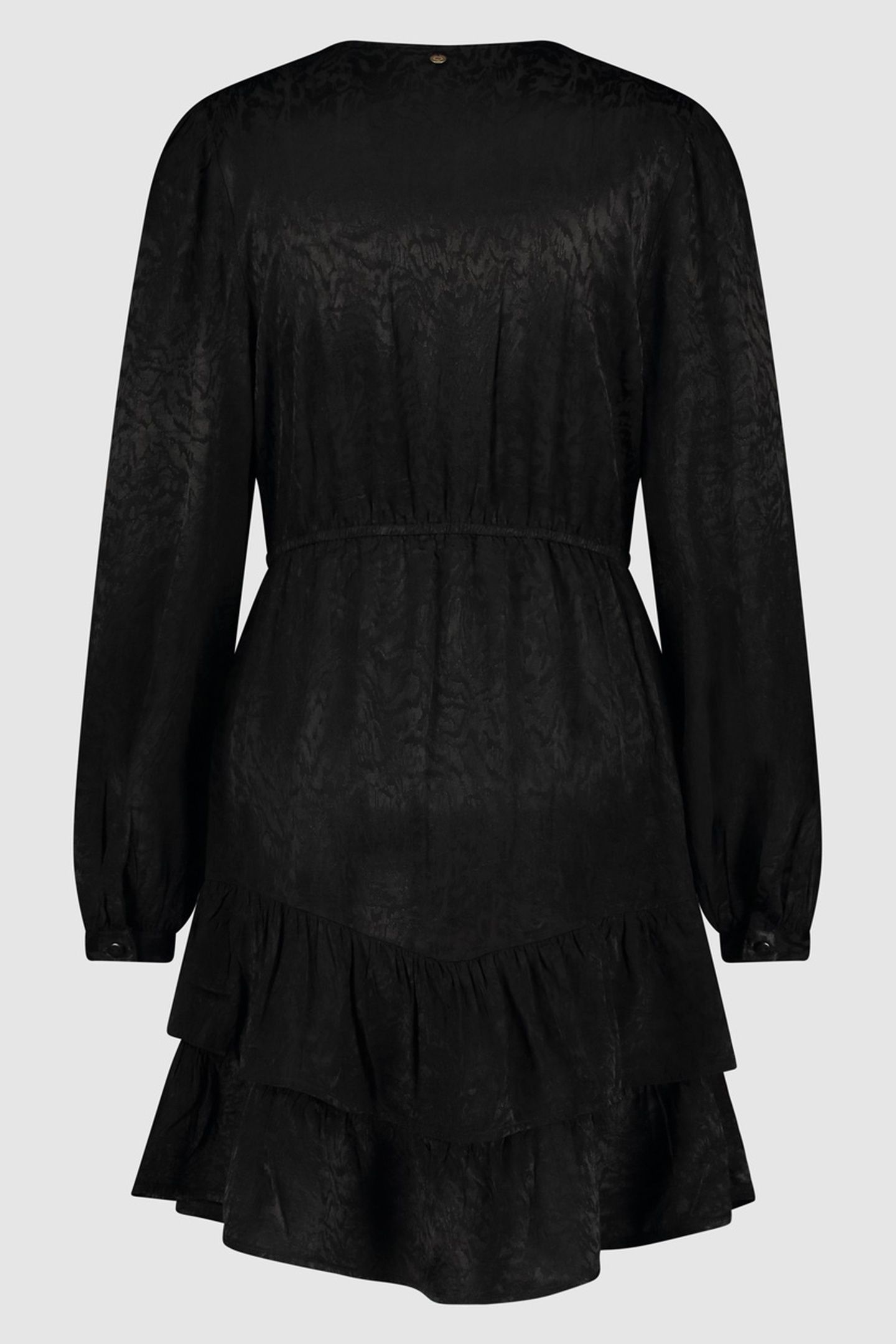 CASY DRESS REAL BLACK WAVY 3