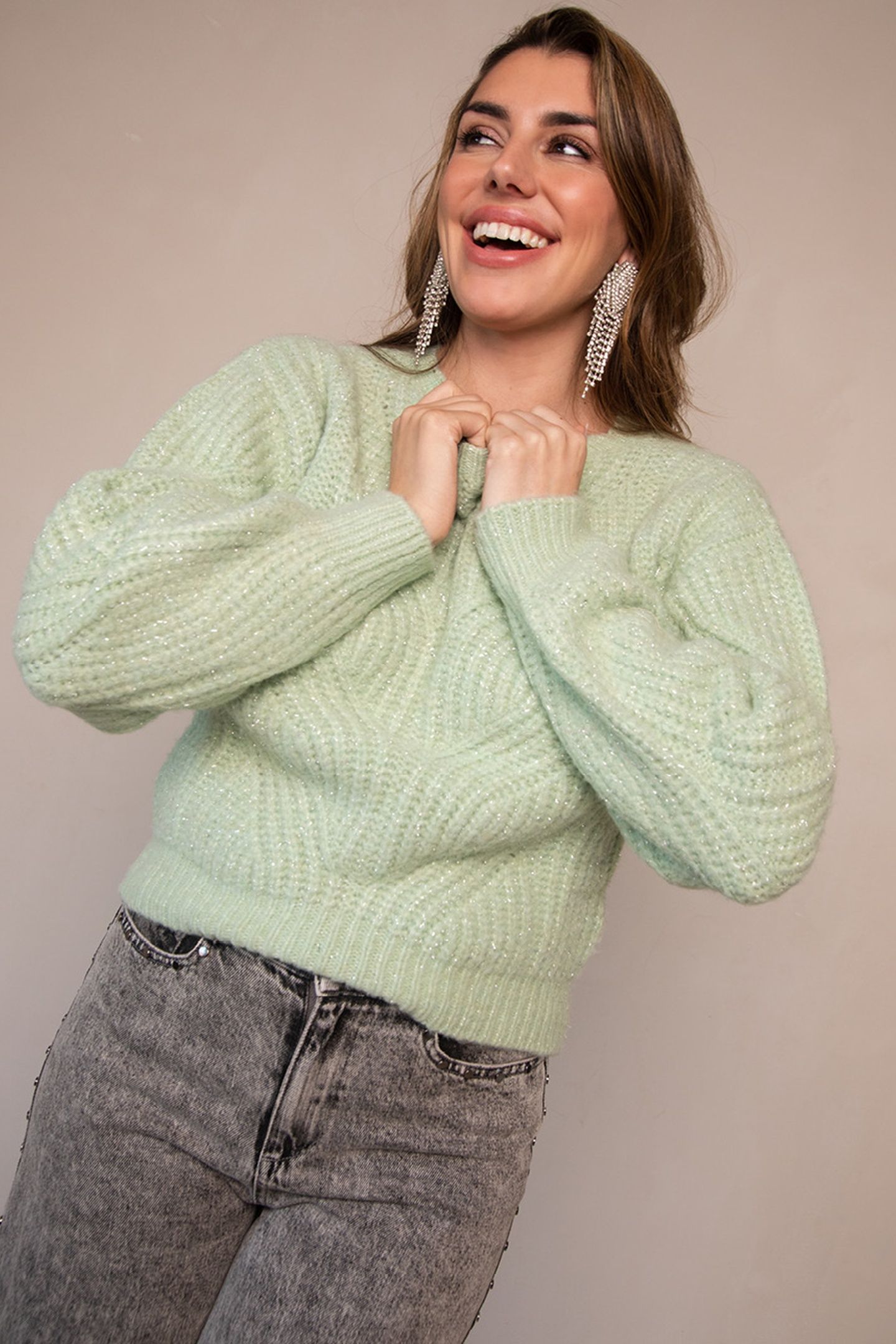 KATHLEEN PULLOVER SAGE GREEN 3