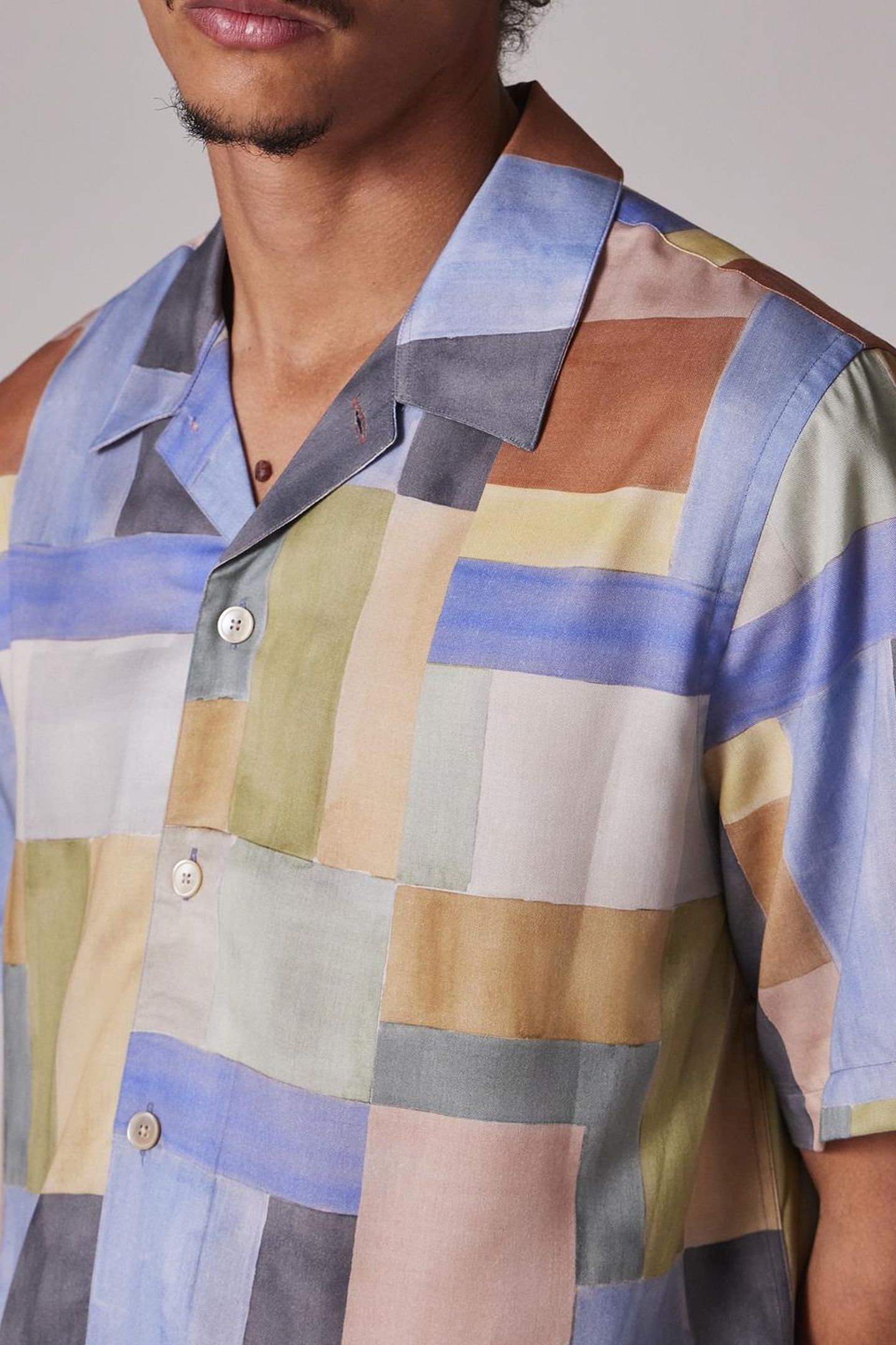 MENS SS CASUAL FIT SHIRT MULTI COLOURED 7