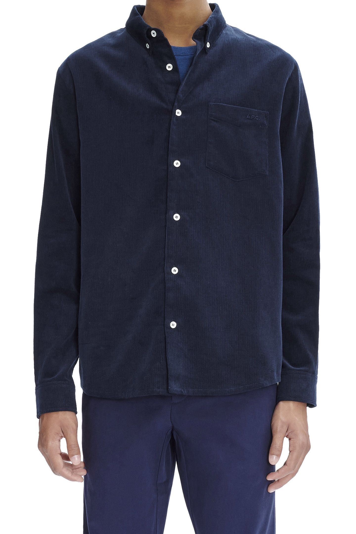 UNISEX SHIRT SERGE LOGO DARK NAVY 1