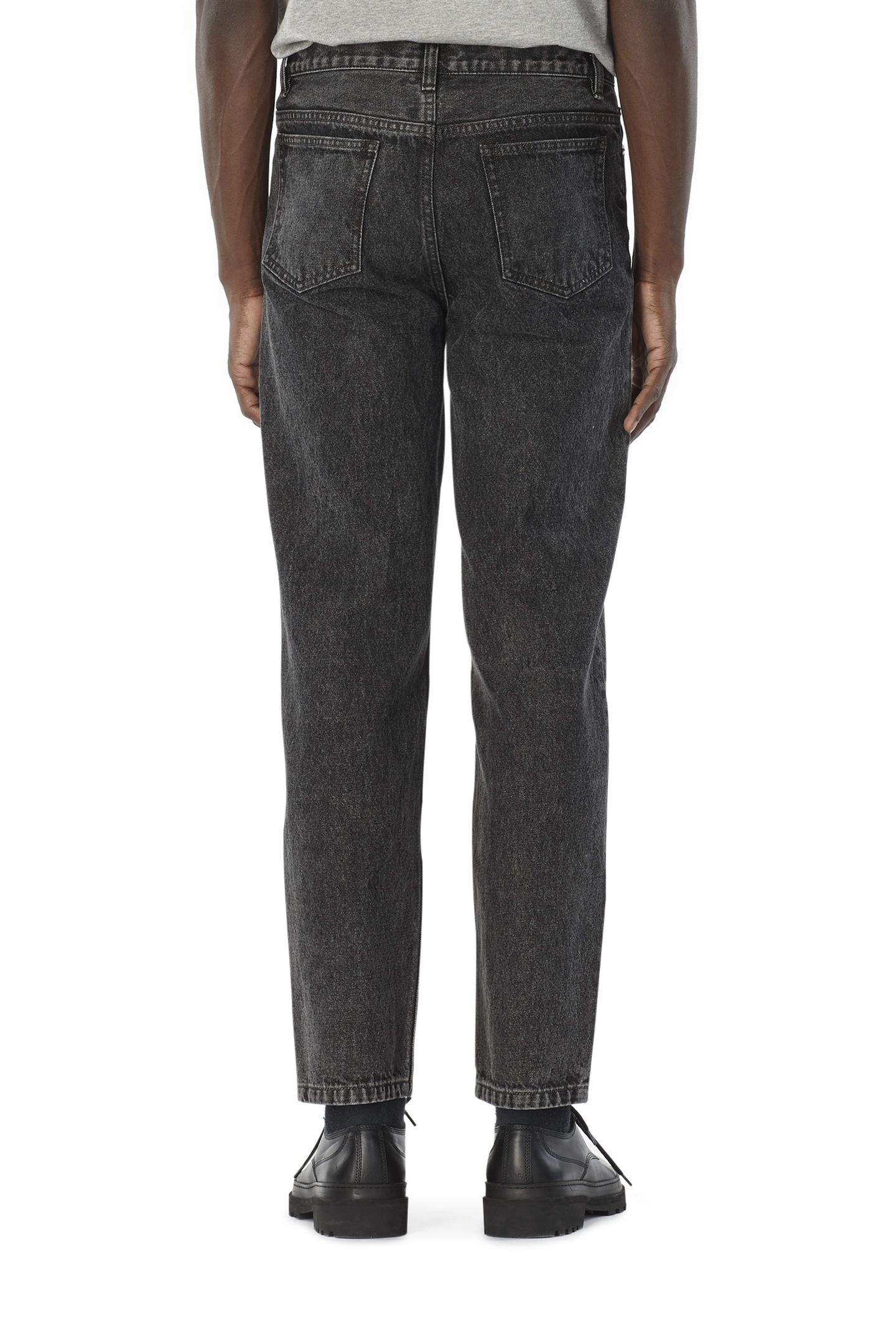 UNISEX JEANS MARTIN FAUX BLACK 2