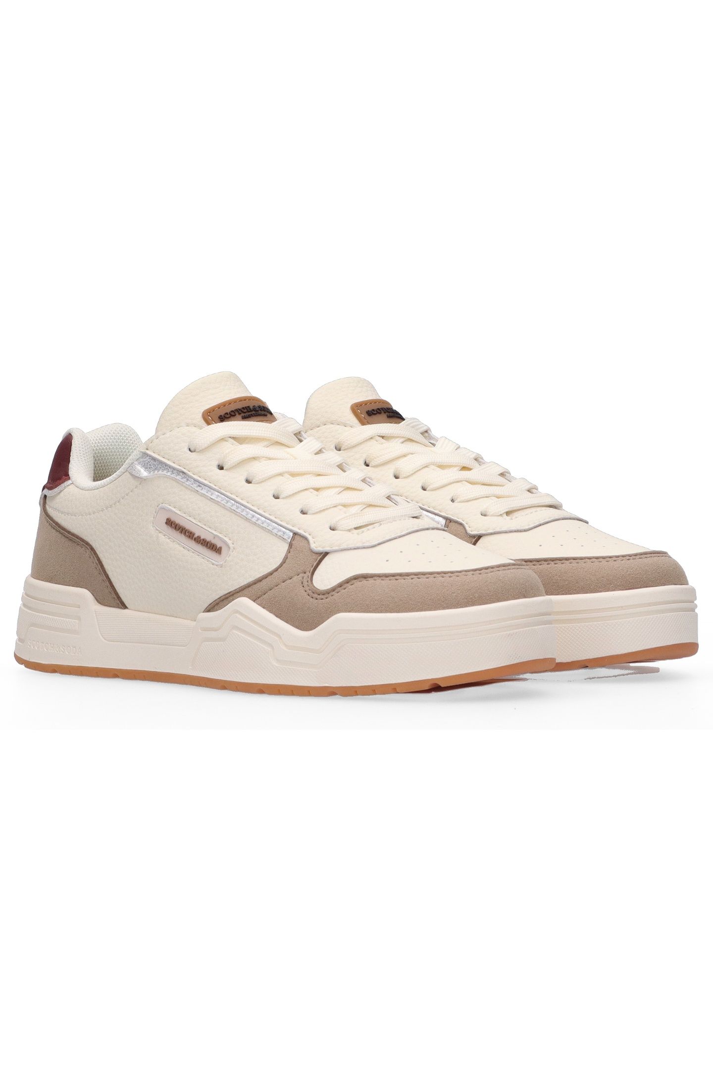LILLIE SNEAKERS WHITE-TAUPE 2