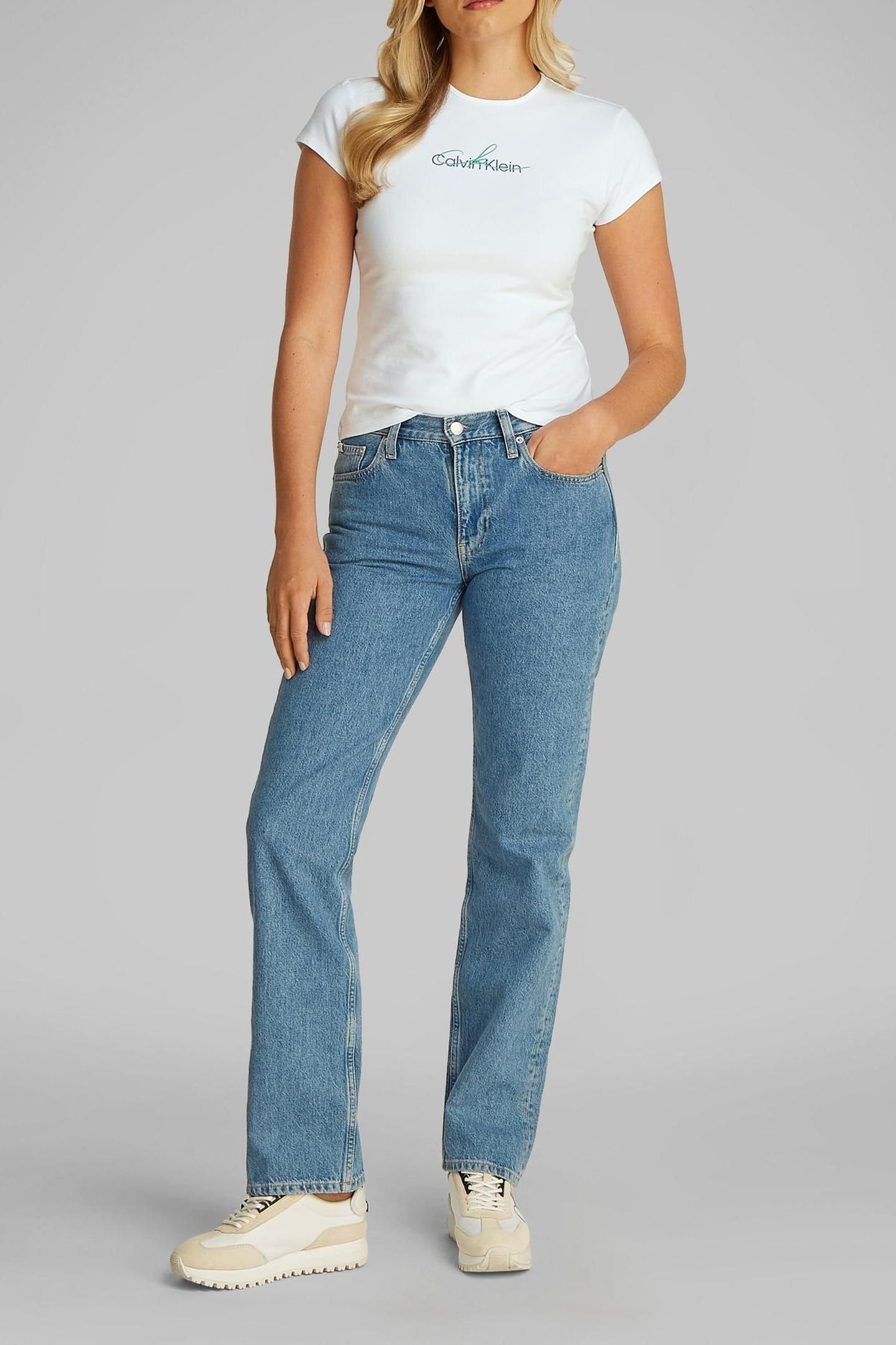 SS SLIM SCRIPT TEE BRILLIANT WHITE 3