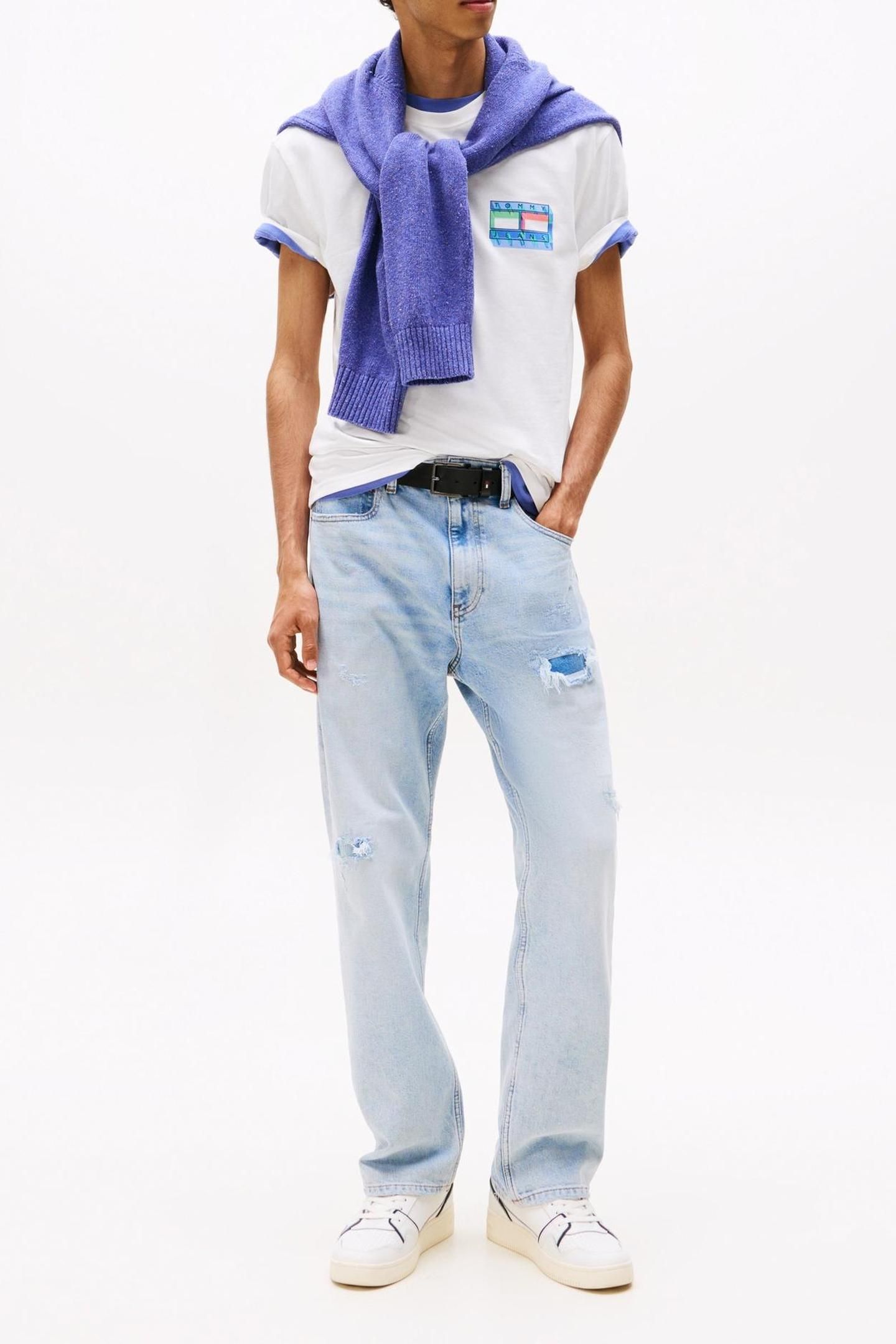 TJM REG DNA FLAG PLAY TEE ECRU 3