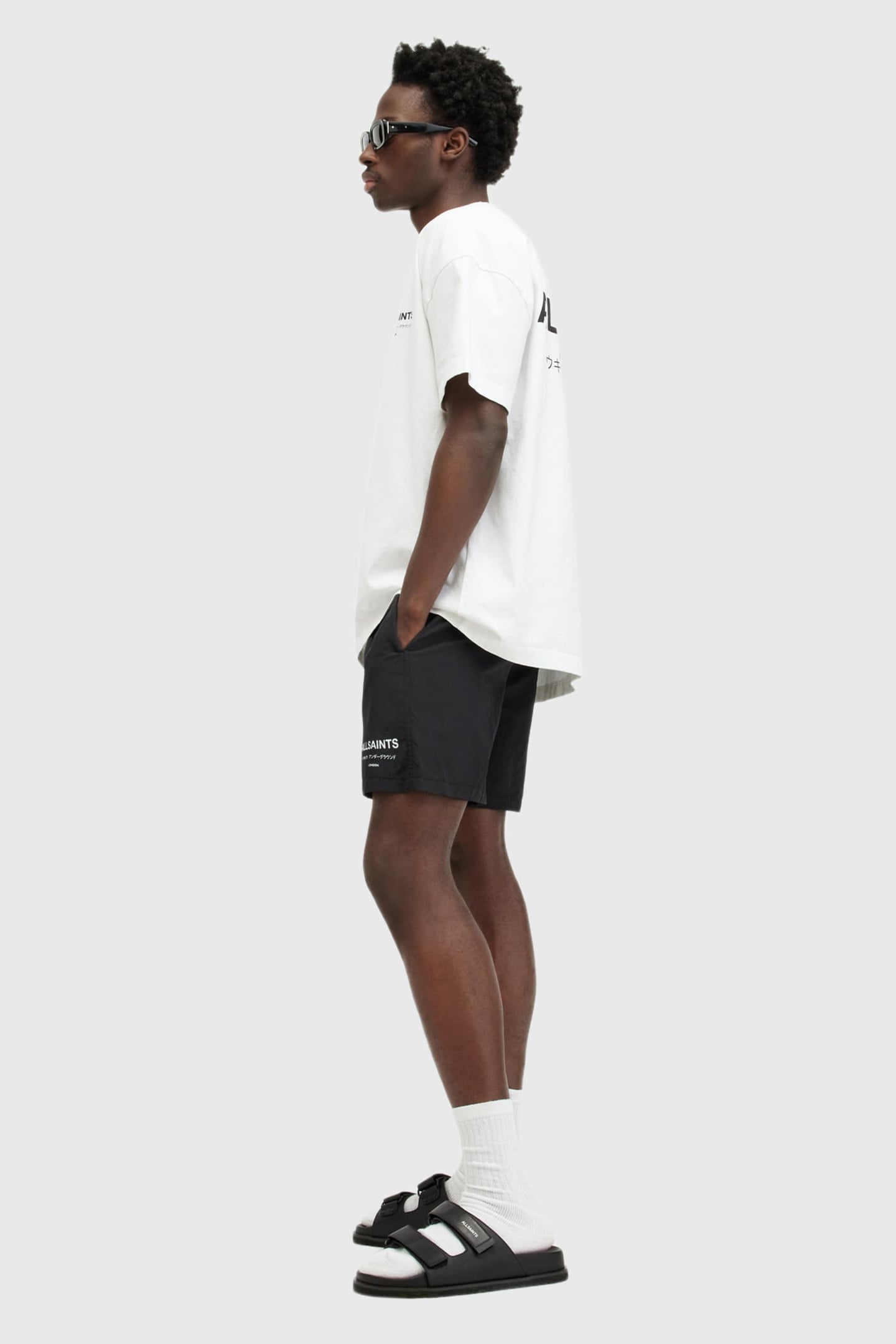 UNDERGROUND SWIMSHRT JET BLACK 6