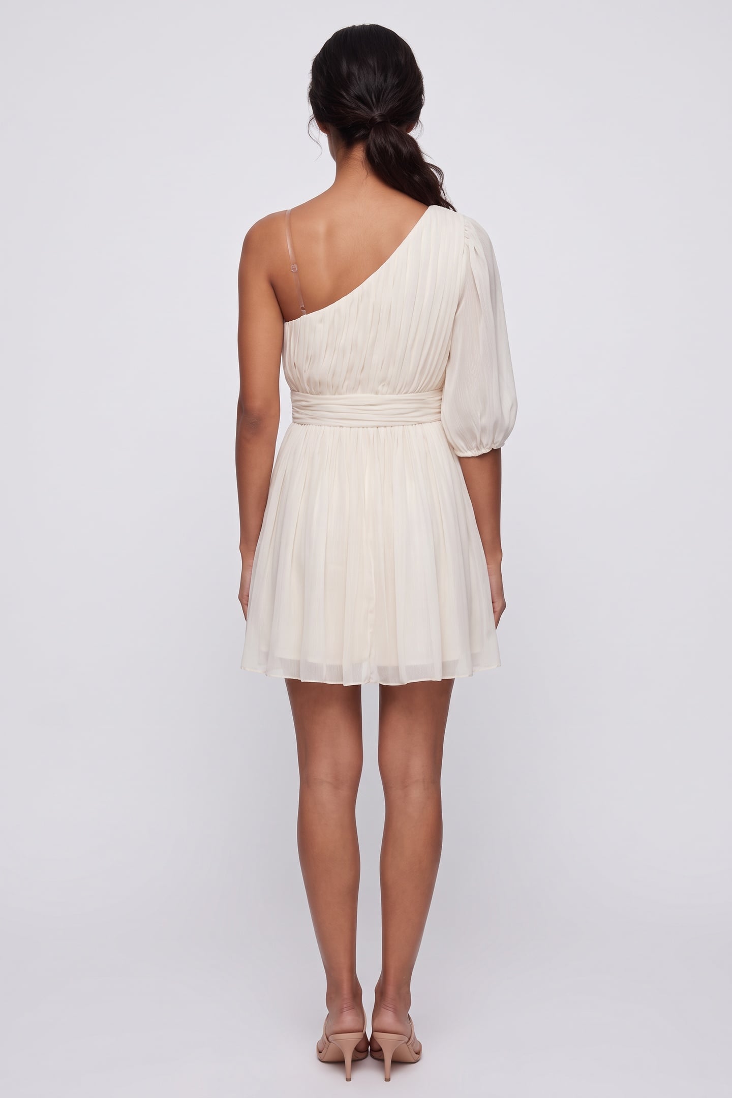 MINI DRESS ECRU 2