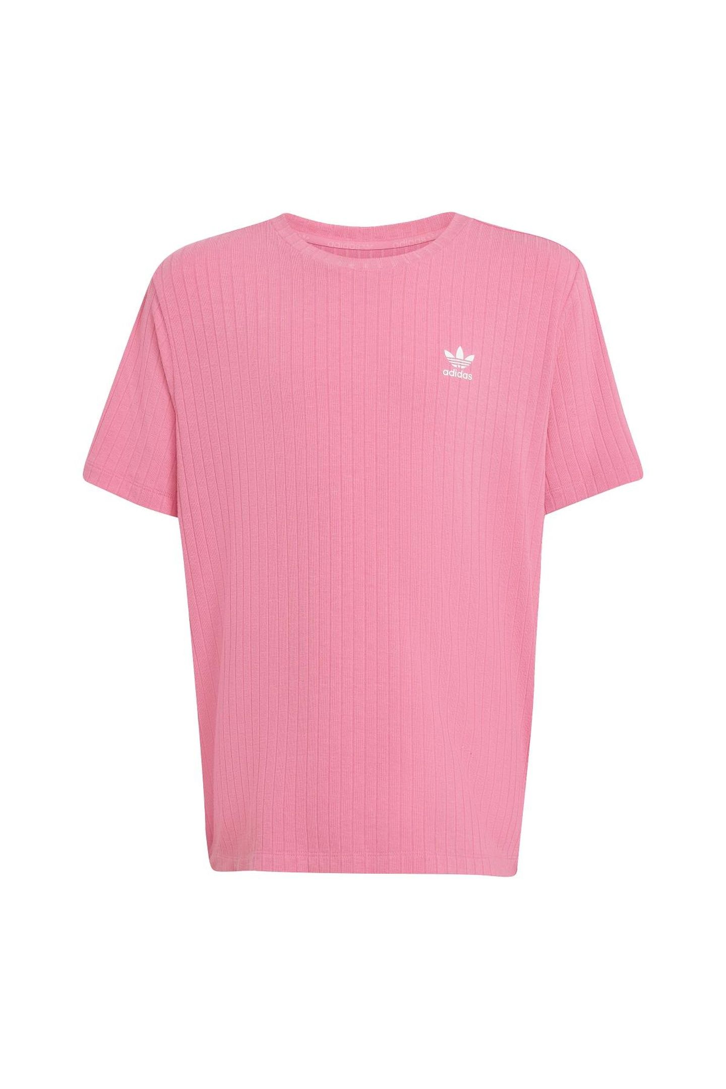 JUNIOR WIDE RIB TEE PINK FUSION 5