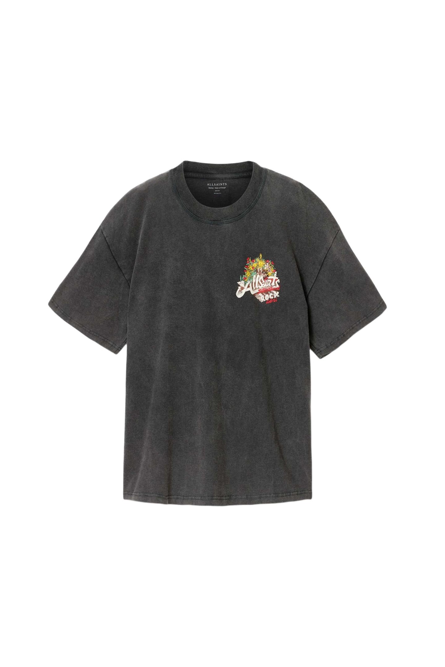 ROQUE SS CREW WASHED BLACK 5