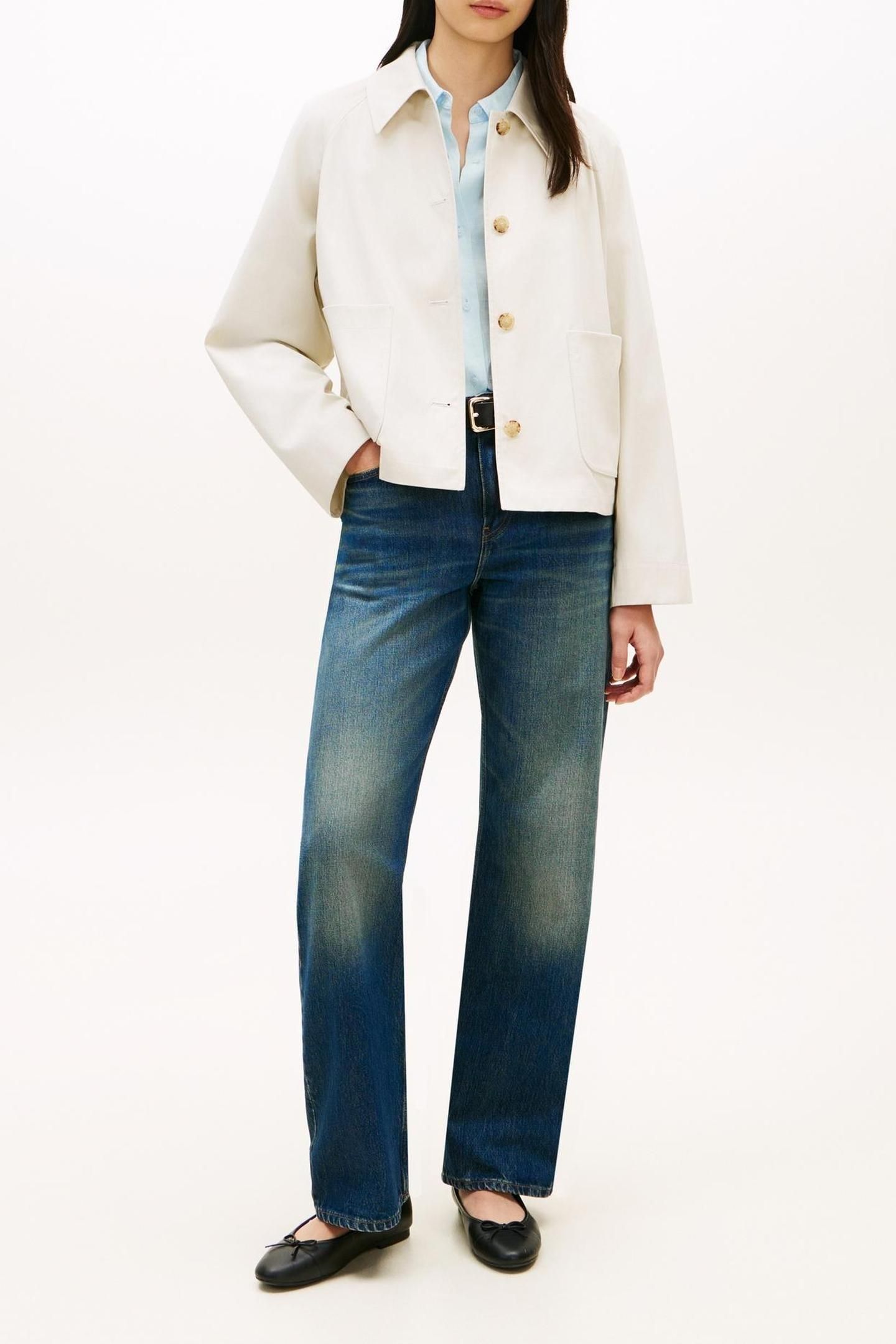 COTTON SHORT JACKET LIGHT SILT 2