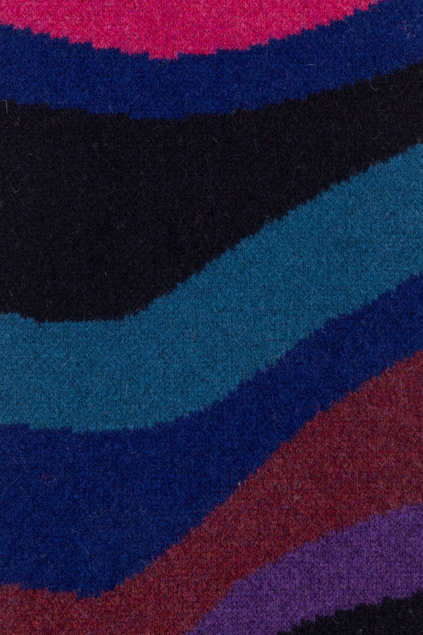 WOMEN SCARF KNIT SWIRL NAVY 8